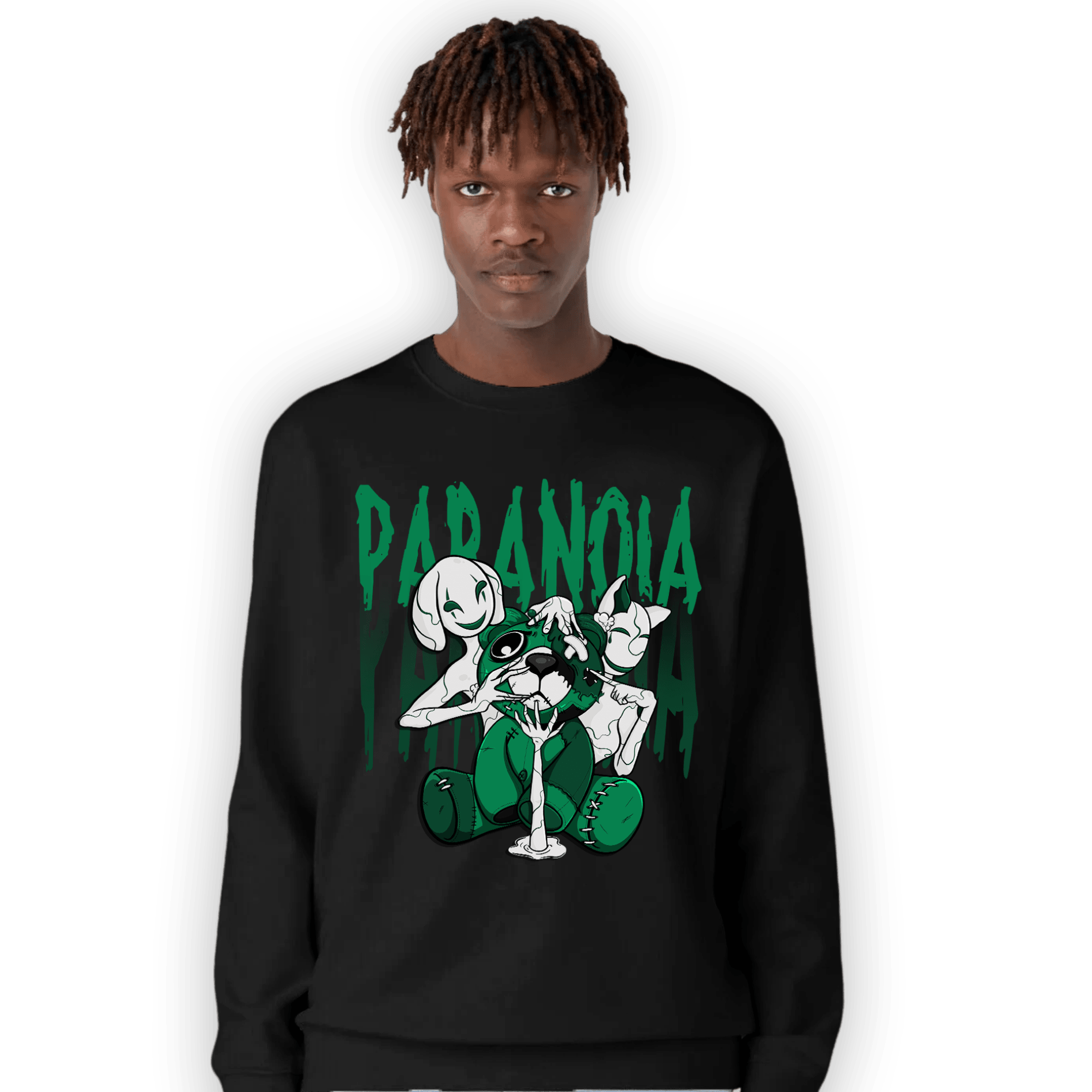 Celtic Lucky Green 1s Sweatshirt Match Paranoia BER - NastyJamz