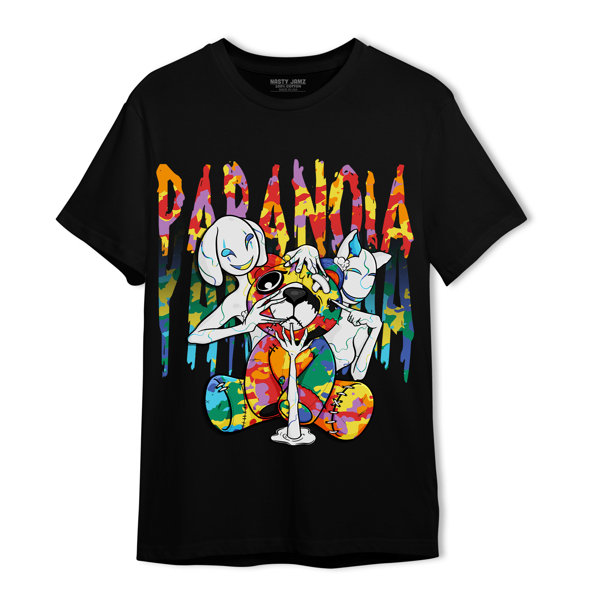 Mid GS Six Championships 1s T Shirt Match Paranoia BER - NastyJamz