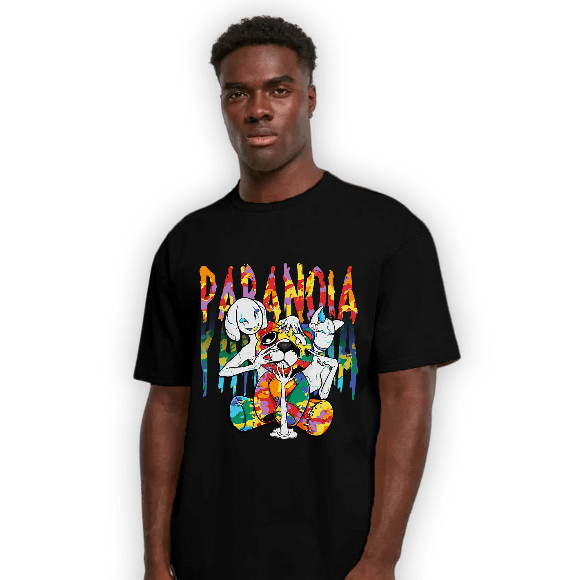 Mid GS Six Championships 1s T Shirt Match Paranoia BER - NastyJamz