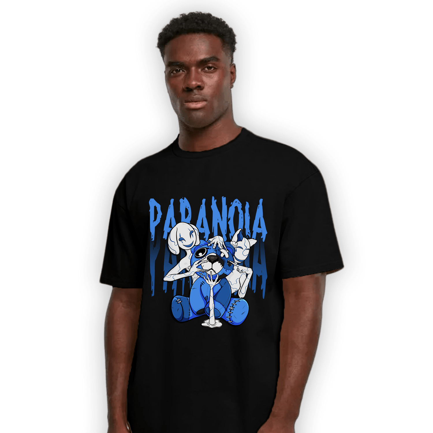 University Blue Toe 1s T Shirt Match Paranoia BER - NastyJamz