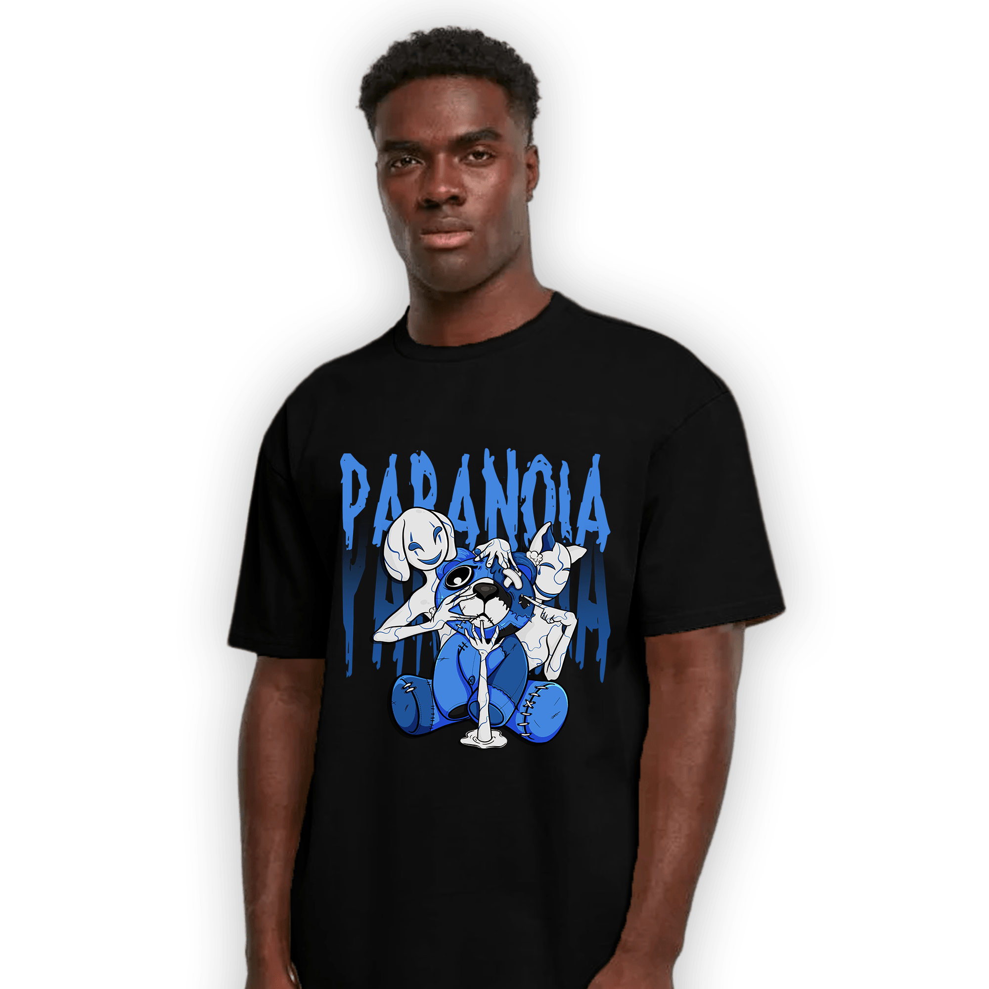 University Blue Toe 1s T Shirt Match Paranoia BER - NastyJamz