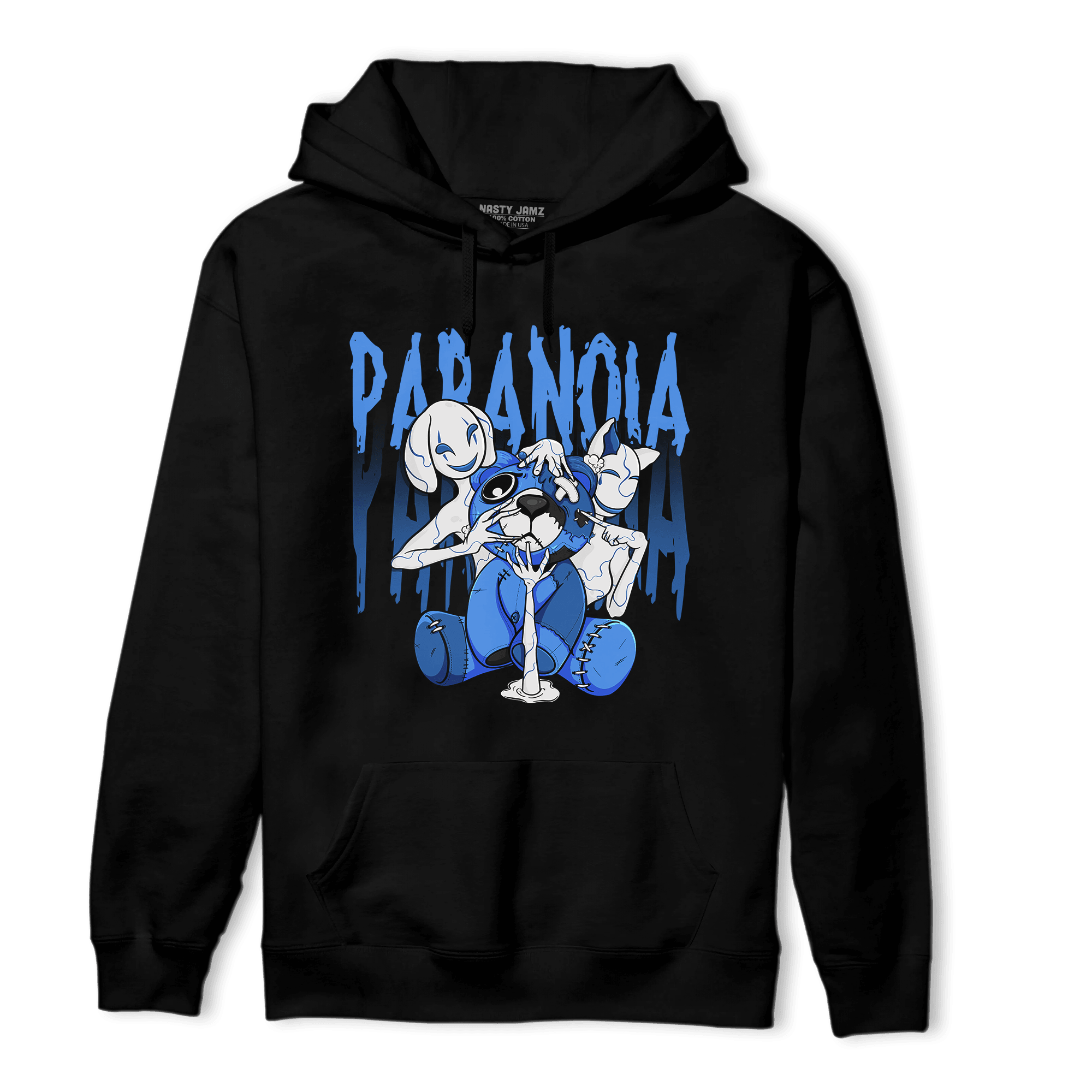 University Blue Toe 1s Hoodie Match Paranoia BER - NastyJamz