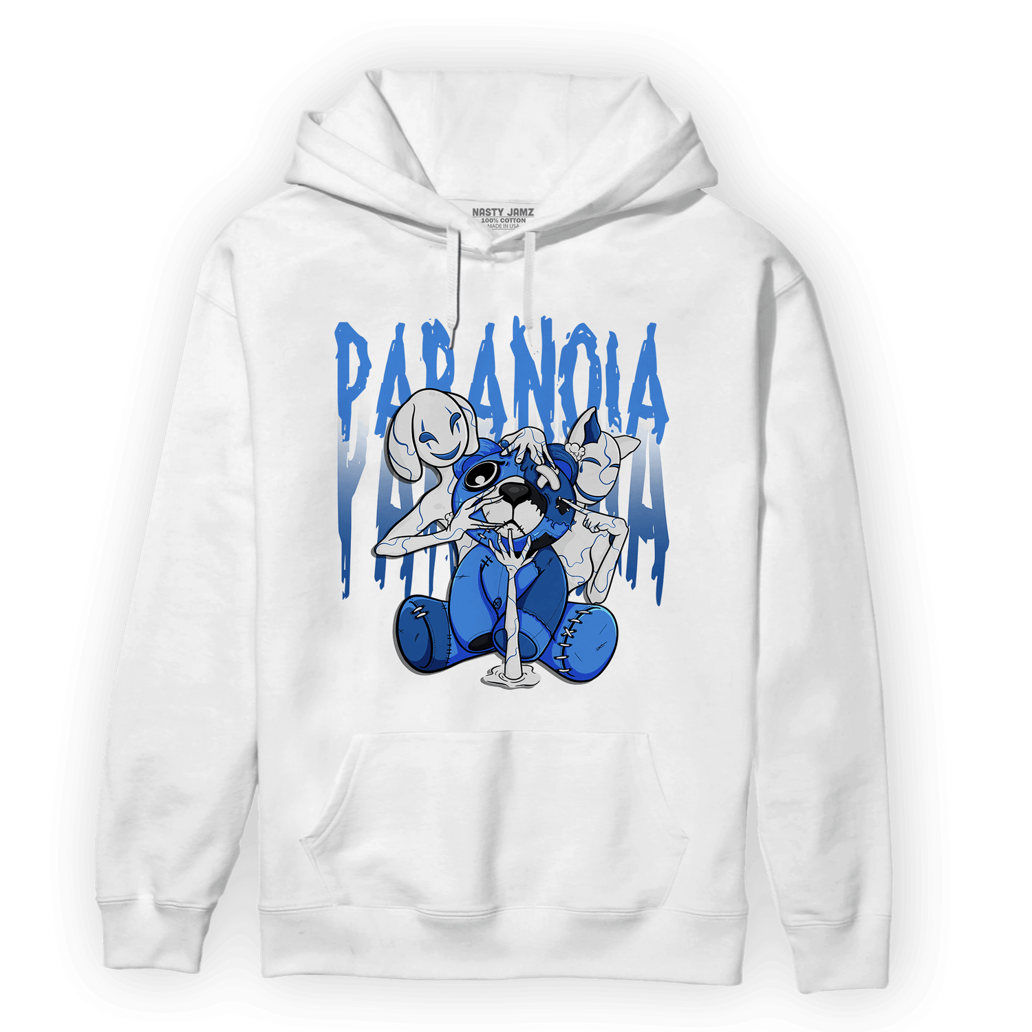 University Blue Toe 1s Hoodie Match Paranoia BER - NastyJamz
