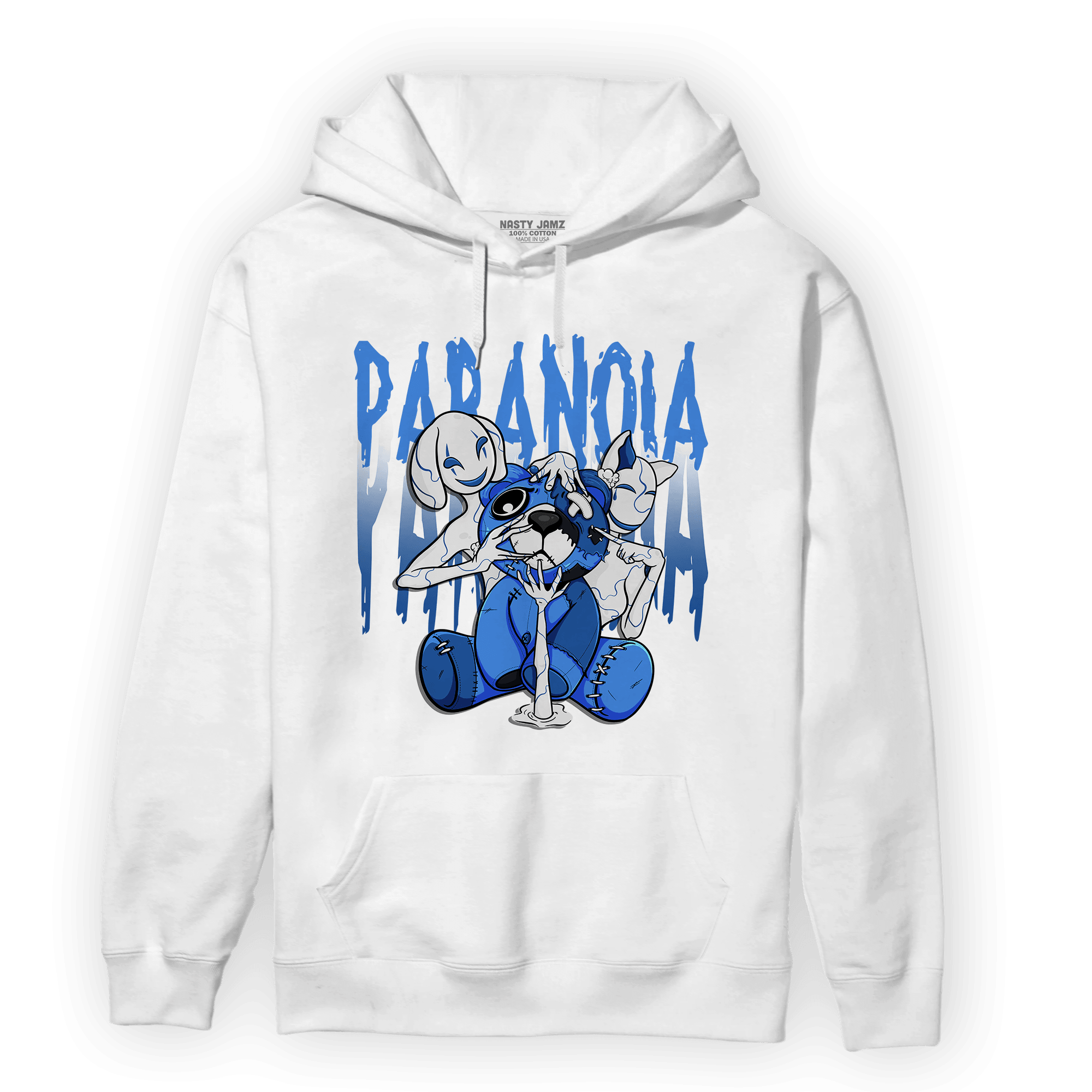 University Blue Toe 1s Hoodie Match Paranoia BER - NastyJamz