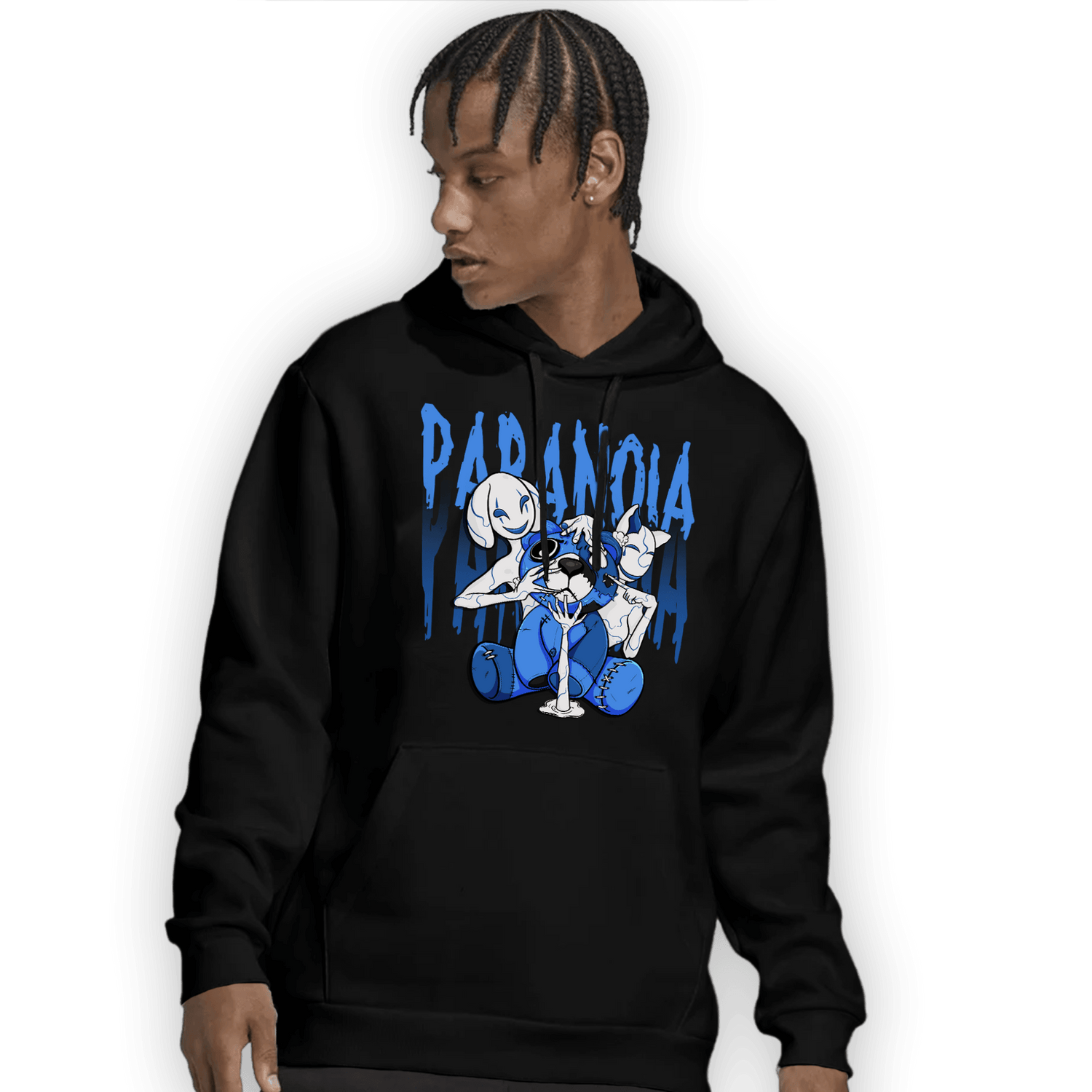 University Blue Toe 1s Hoodie Match Paranoia BER - NastyJamz