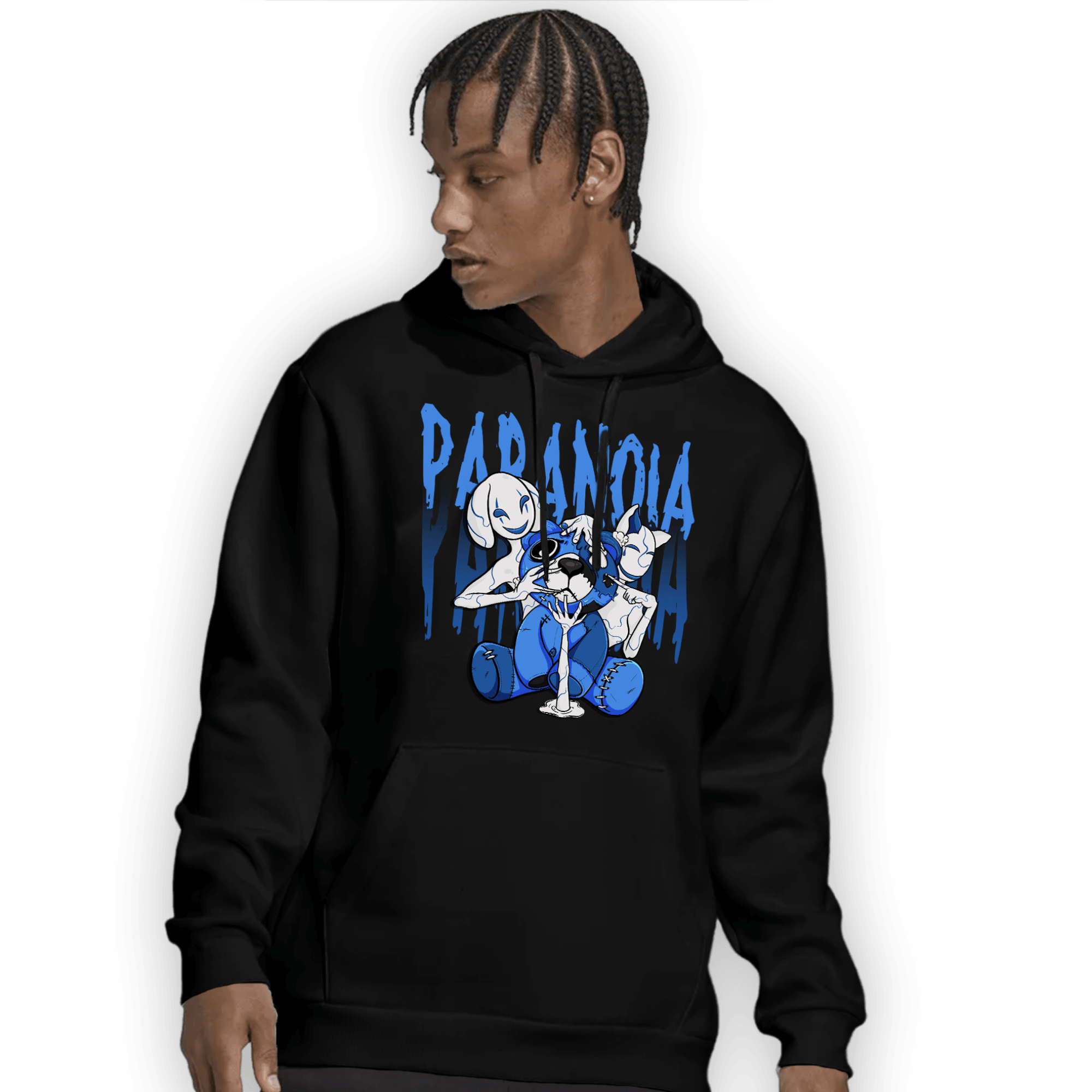 University Blue Toe 1s Hoodie Match Paranoia BER - NastyJamz
