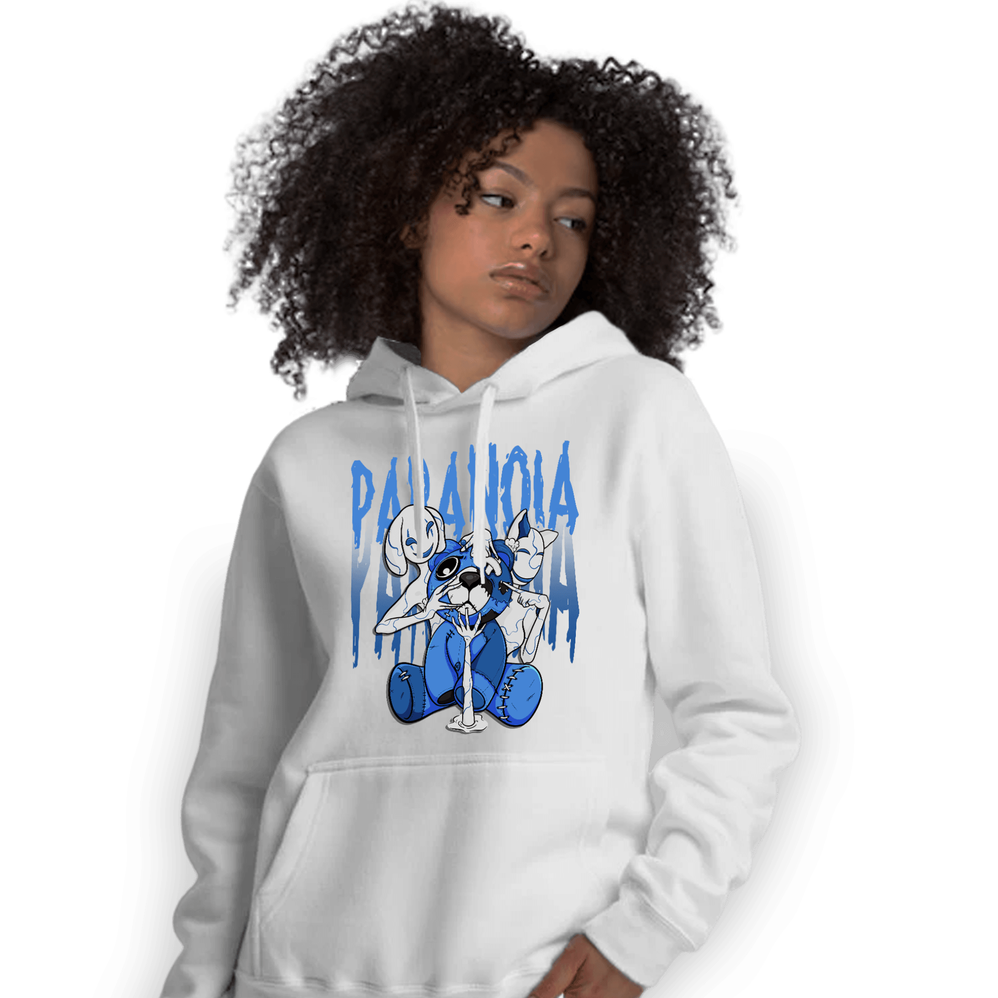 University Blue Toe 1s Hoodie Match Paranoia BER - NastyJamz