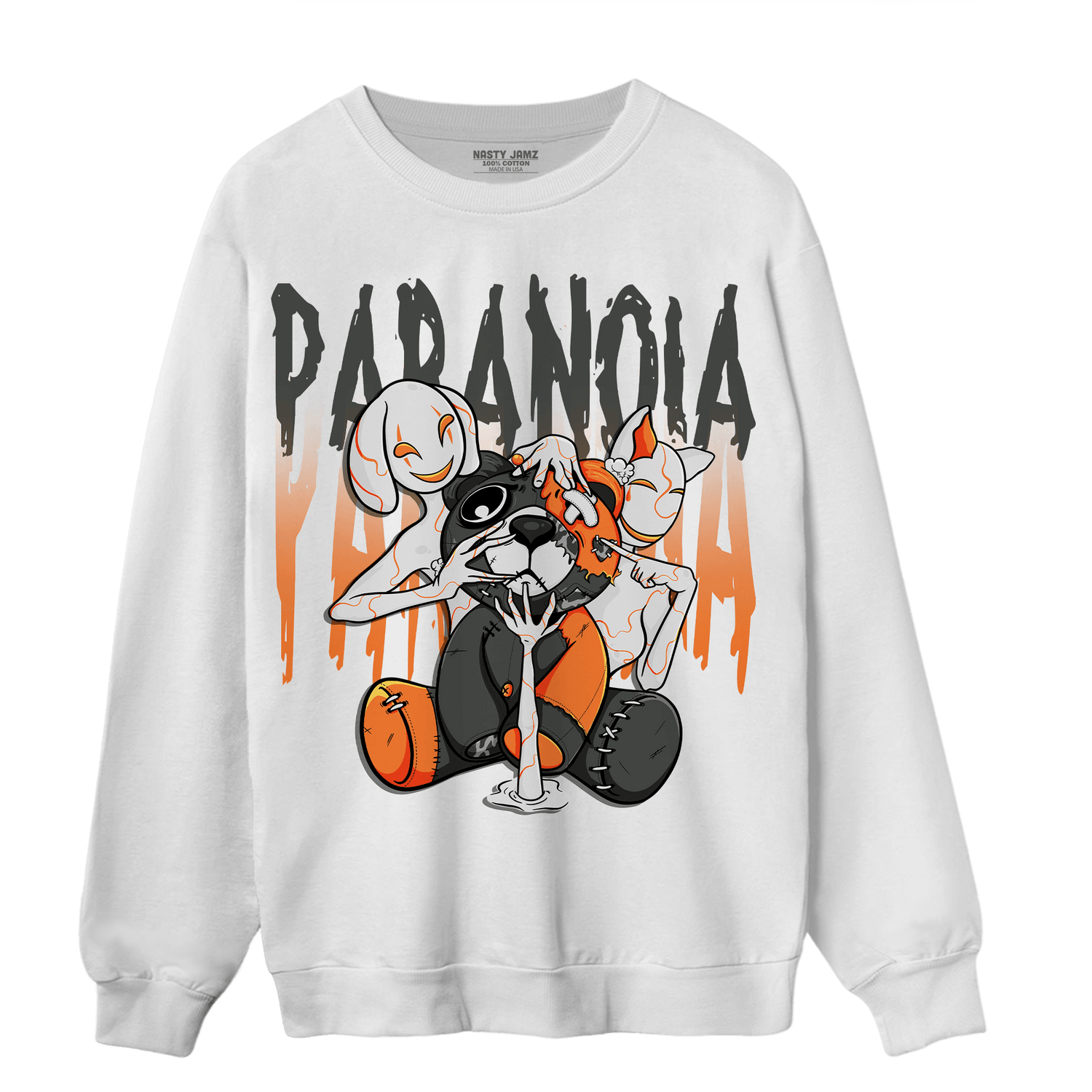 Fear Pack 3s Sweatshirt Match Paranoia BER - NastyJamz
