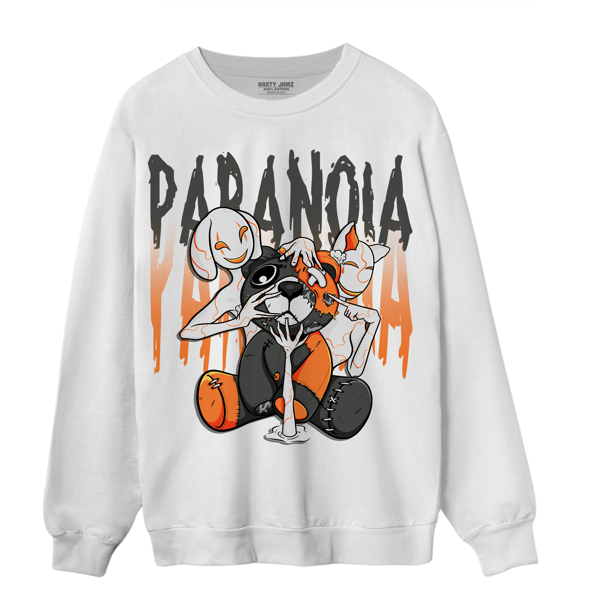 Fear Pack 3s Sweatshirt Match Paranoia BER - NastyJamz