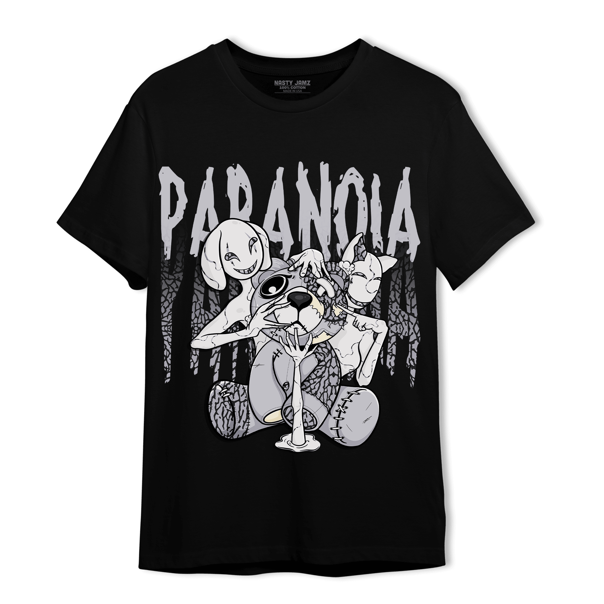 Off Noir 3s T Shirt Match Paranoia BER - NastyJamz