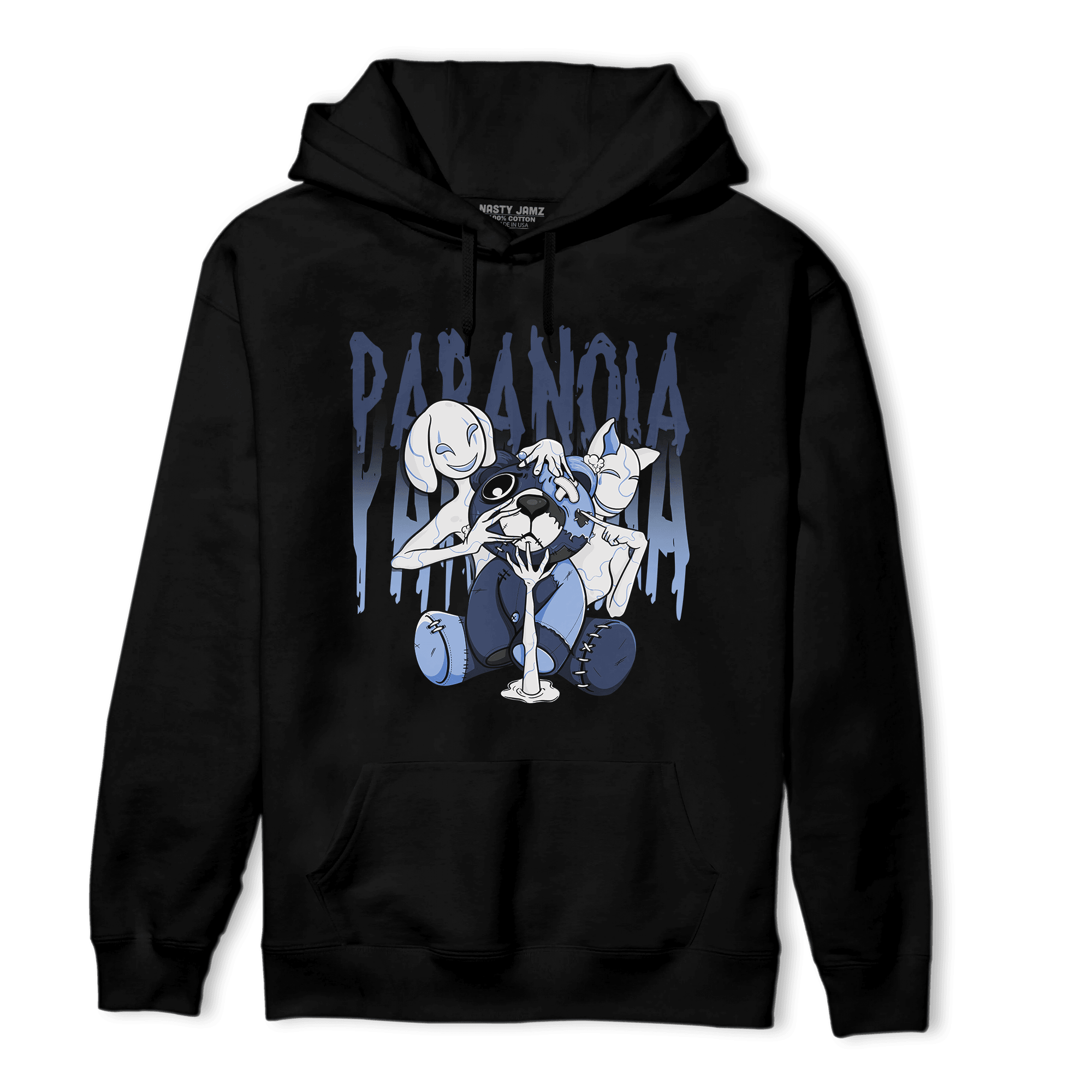 Midnight Navy 5s Hoodie Match Paranoia BER - NastyJamz