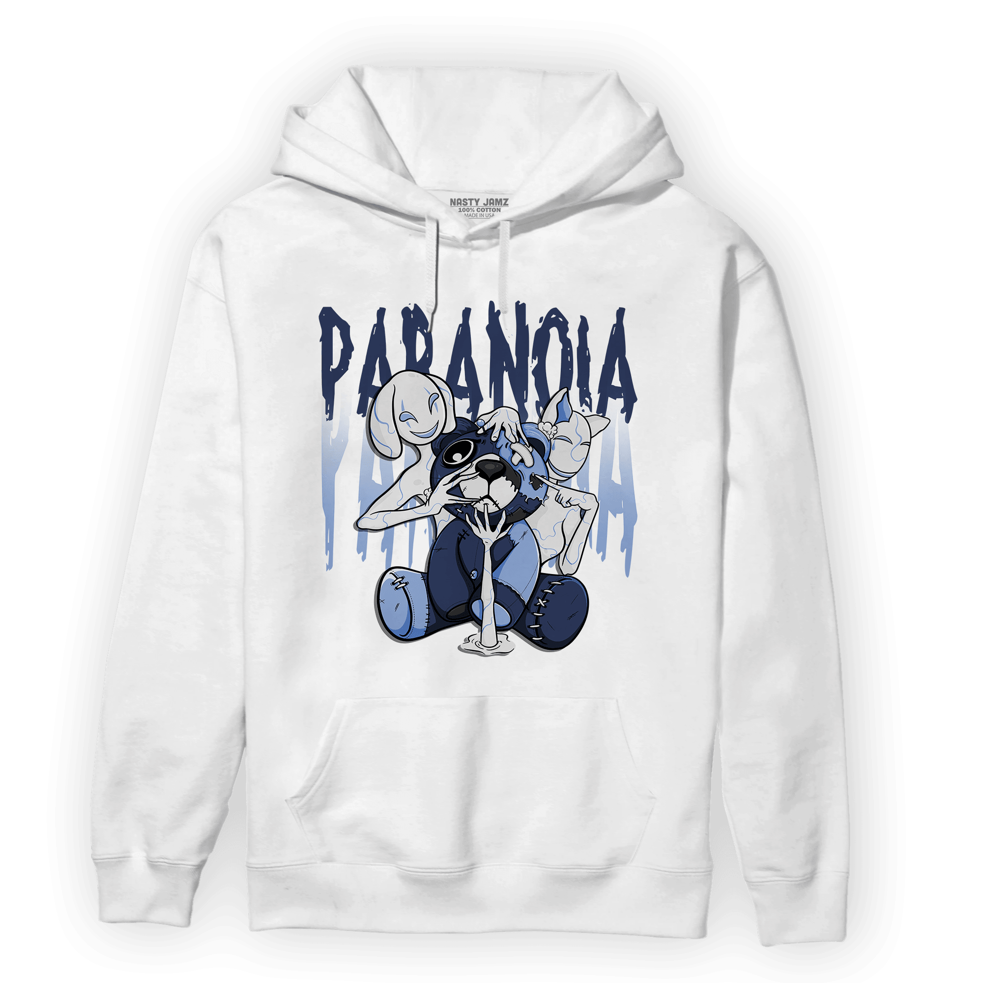Midnight Navy 5s Hoodie Match Paranoia BER - NastyJamz