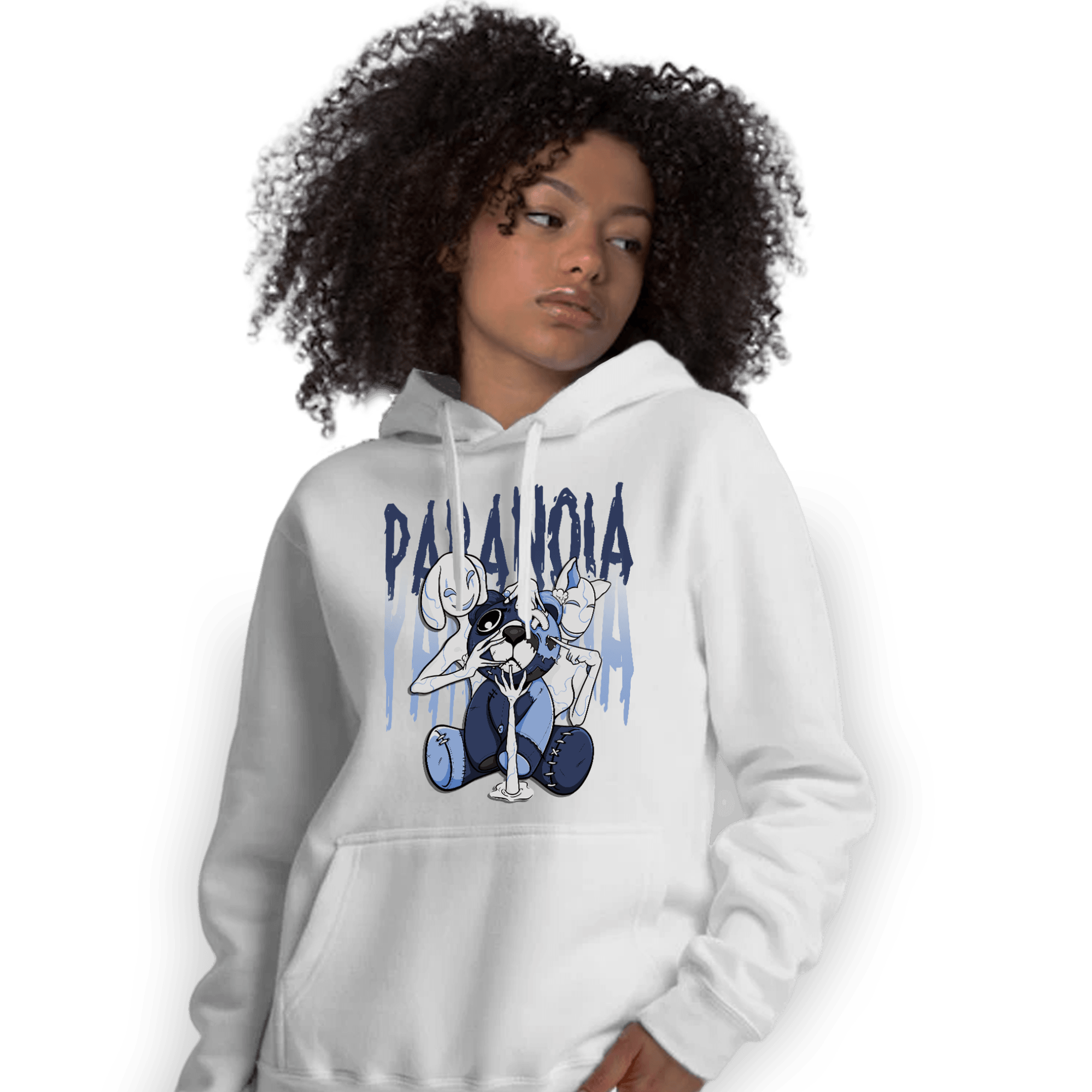 Midnight Navy 5s Hoodie Match Paranoia BER - NastyJamz