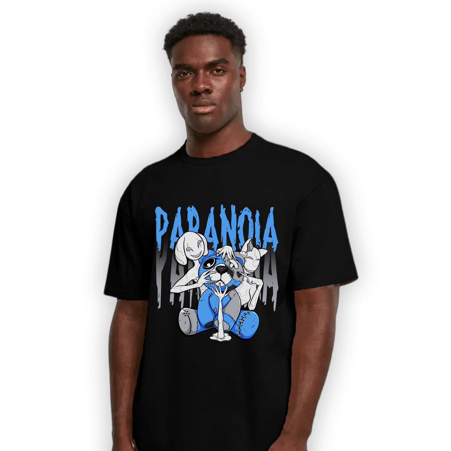 University Blue 5s T Shirt Match Paranoia BER - NastyJamz