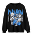 University Blue 5s Sweatshirt Match Paranoia BER - NastyJamz