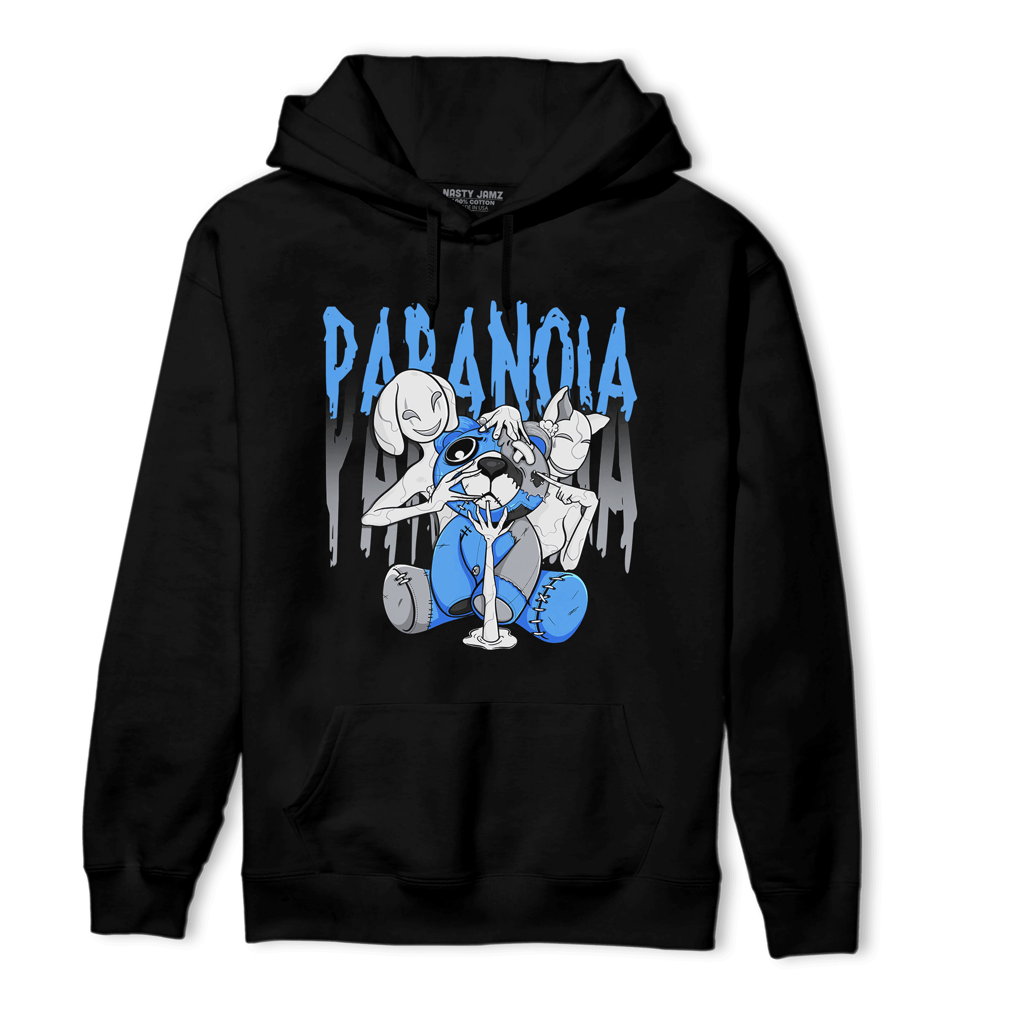 University Blue 5s Hoodie Match Paranoia BER - NastyJamz