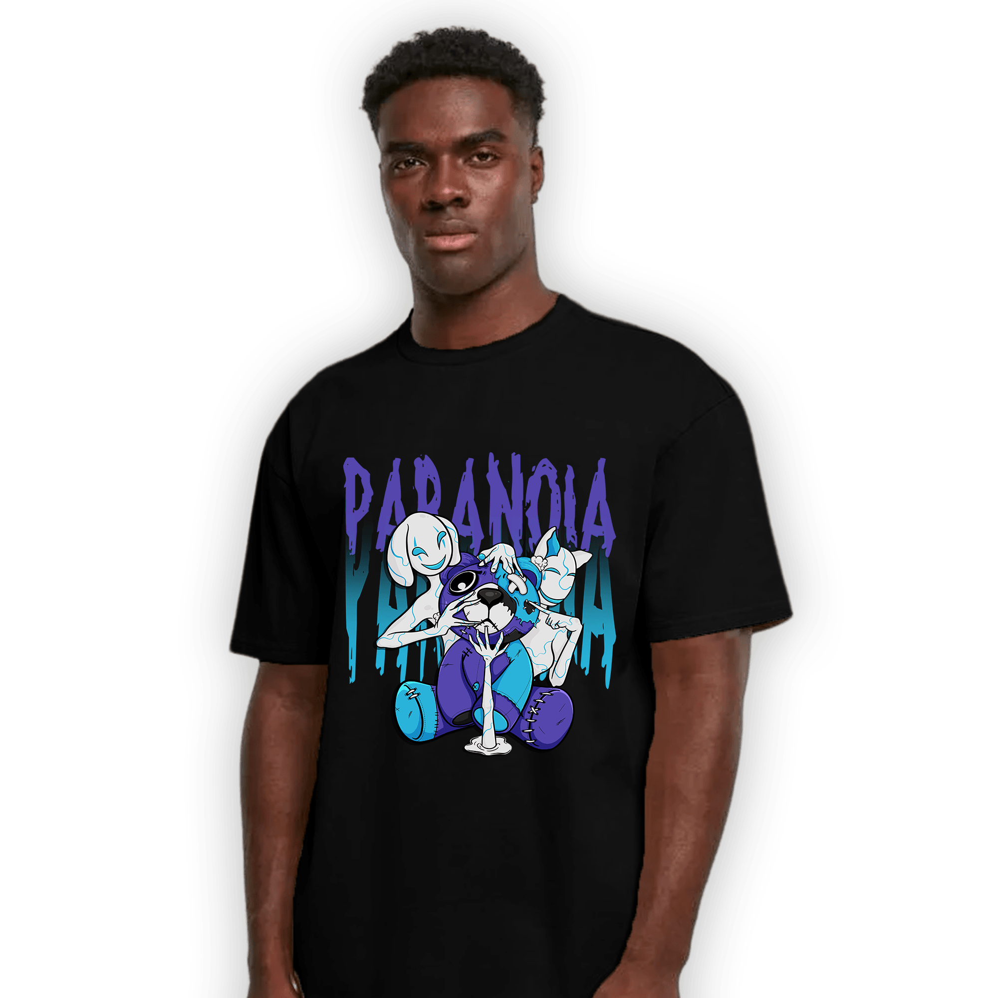 Aqua 6s T Shirt Match Paranoia BER - NastyJamz