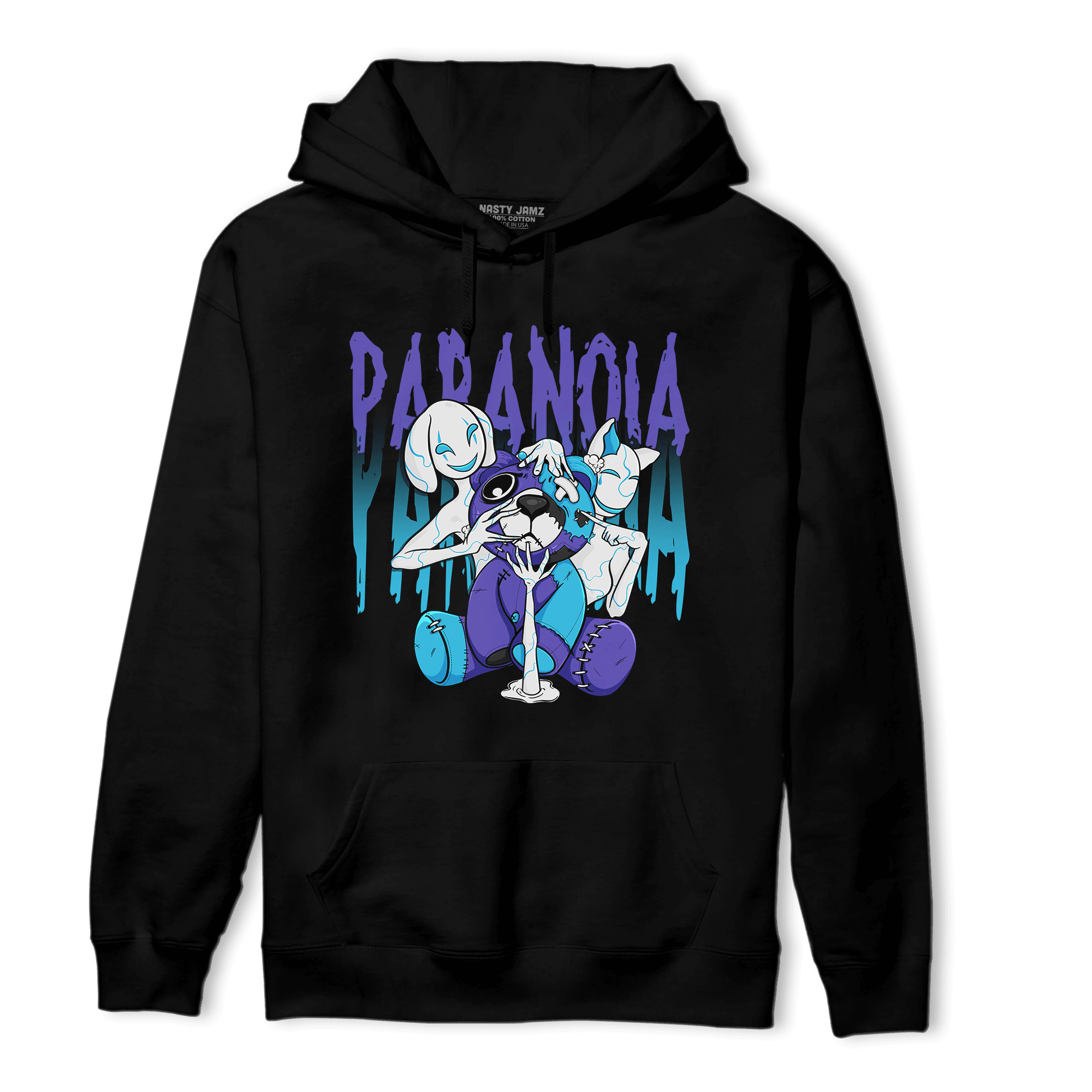 Aqua 6s Hoodie Match Paranoia BER - NastyJamz