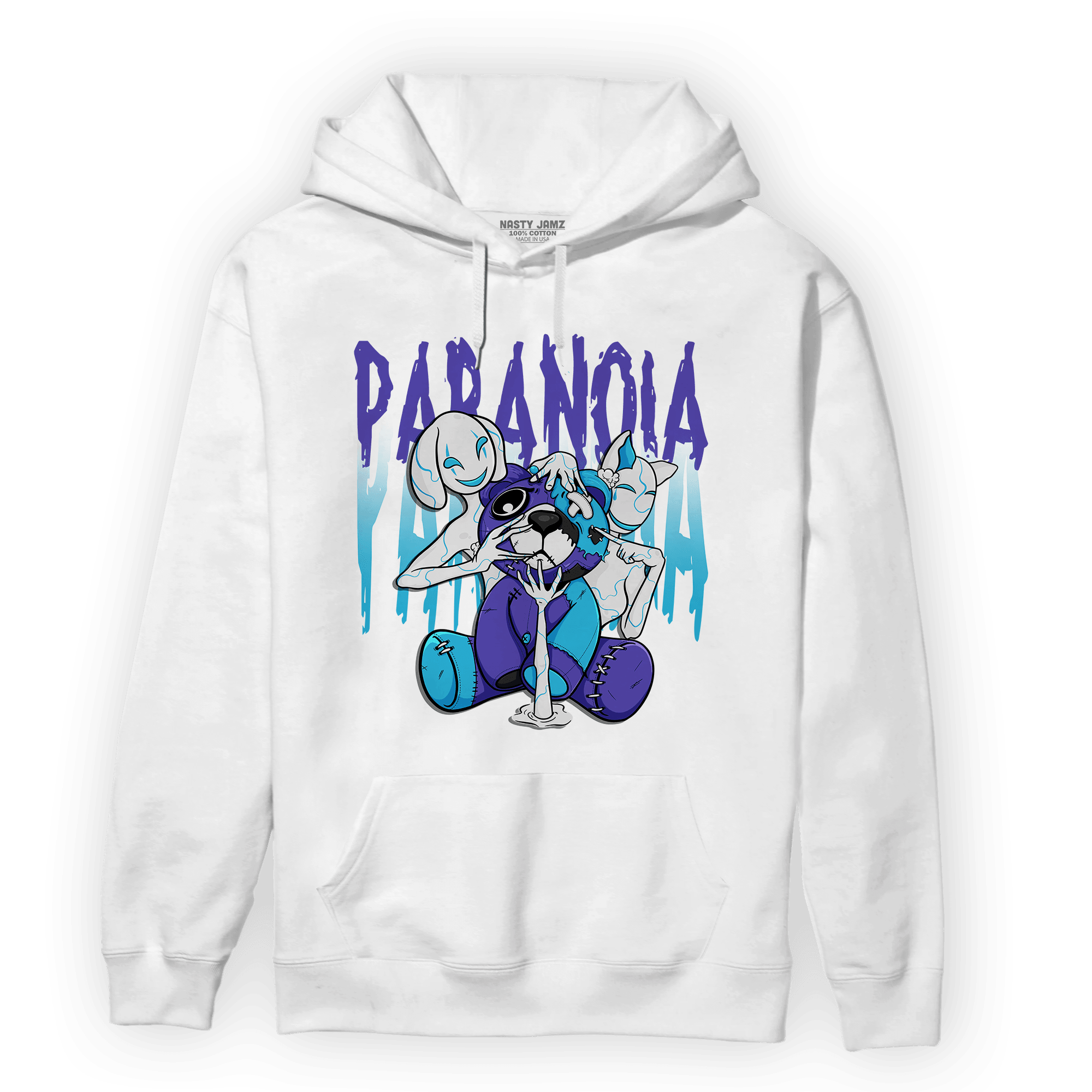 Aqua 6s Hoodie Match Paranoia BER - NastyJamz