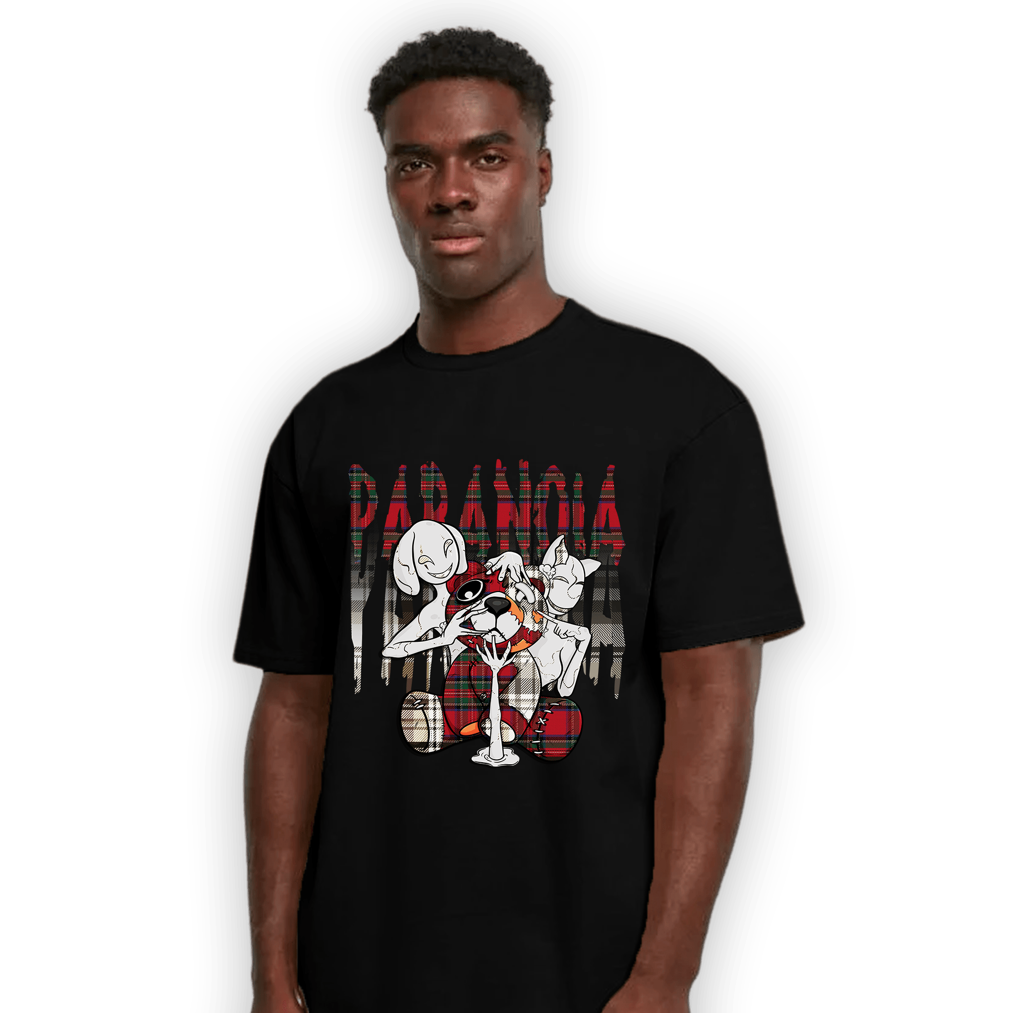 Plaid 5s T Shirt Match Paranoia BER - NastyJamz