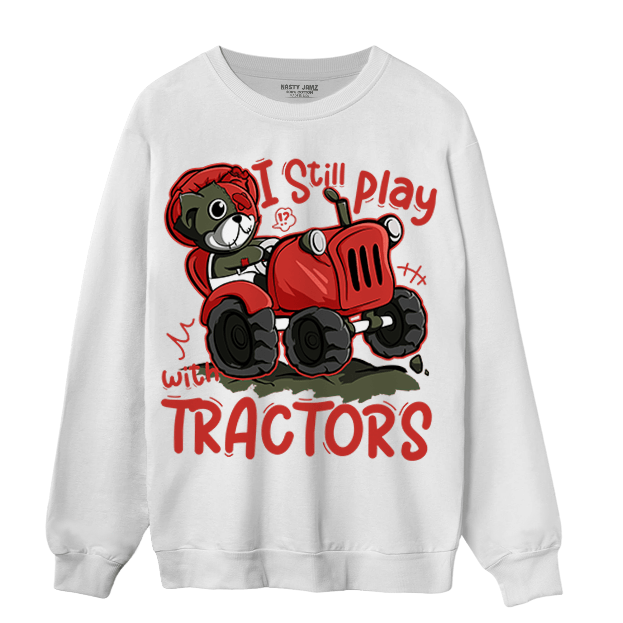 Dunk Low Mystic Red Sweatshirt Match Play With Tractors BER - NastyJamz