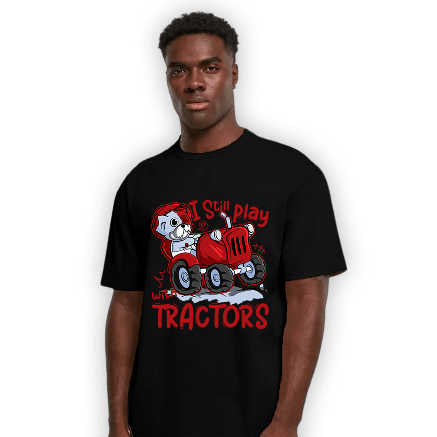 Cherry 11s T Shirt Match Play With Tractors BER - NastyJamz