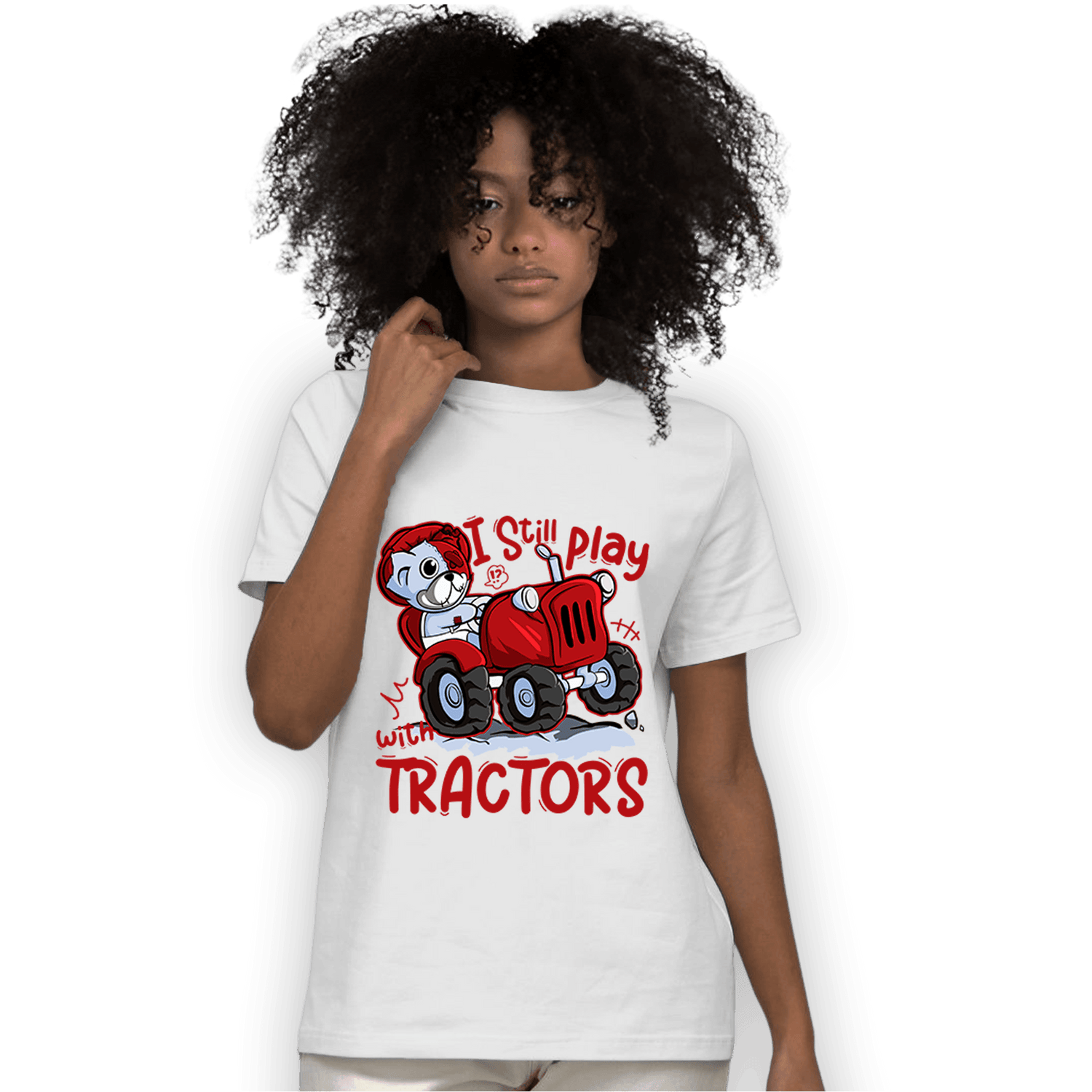 Cherry 11s T Shirt Match Play With Tractors BER - NastyJamz