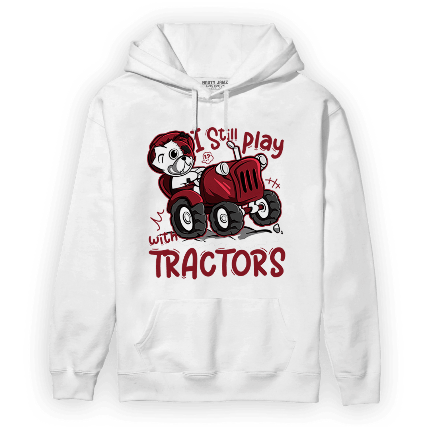 Cherry 12s Hoodie Match Play With Tractors BER - NastyJamz