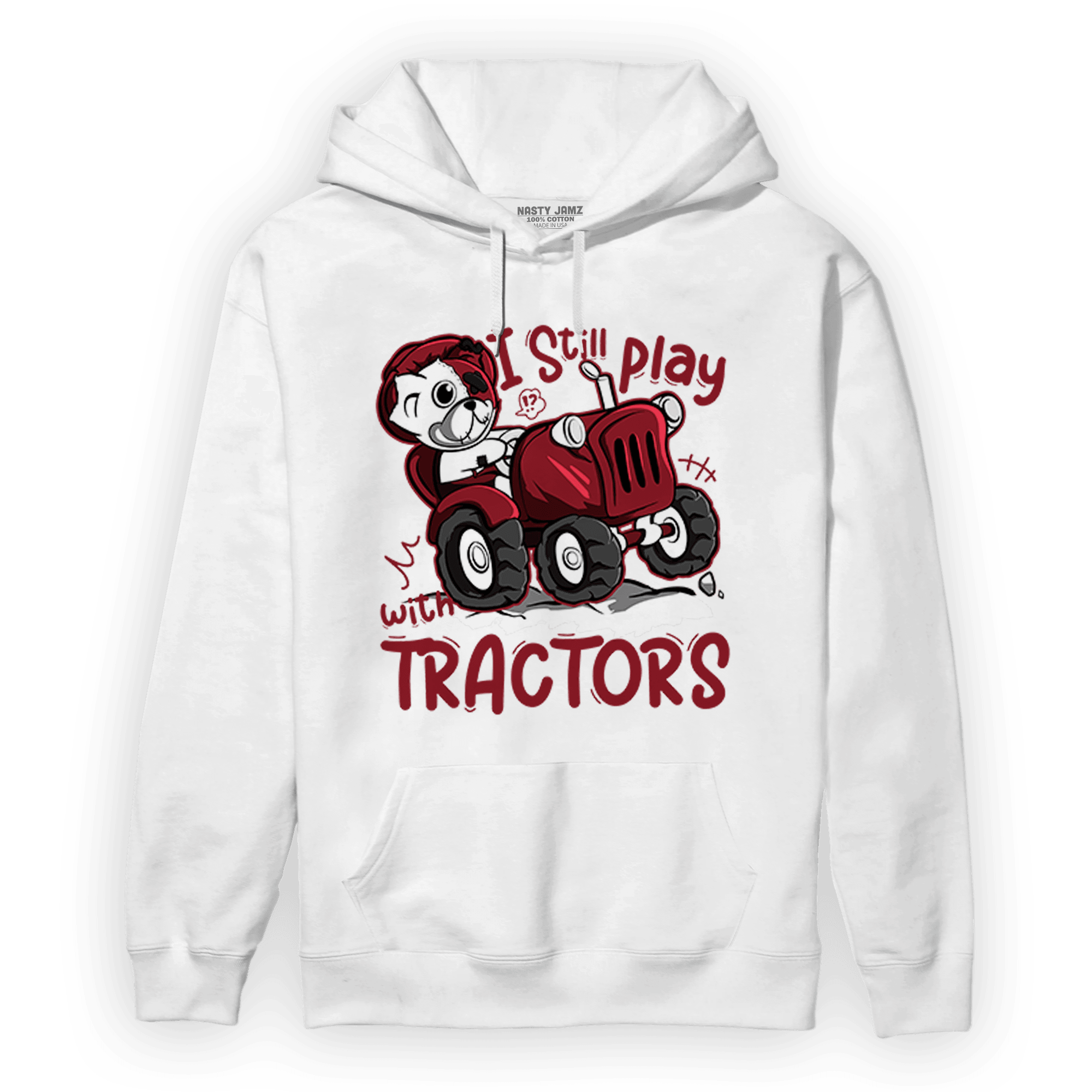 Cherry 12s Hoodie Match Play With Tractors BER - NastyJamz