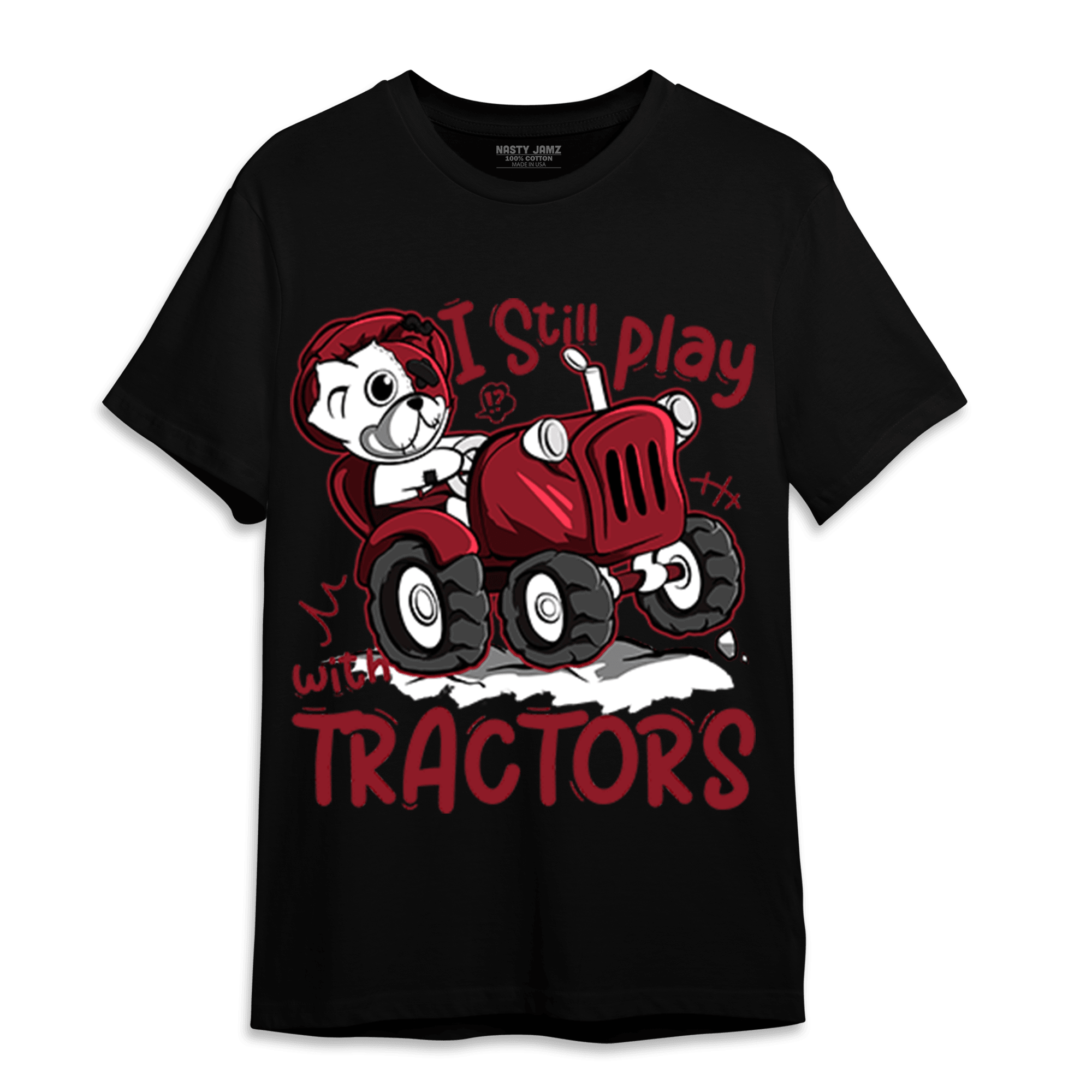 Cherry 12s T Shirt Match Play With Tractors BER - NastyJamz