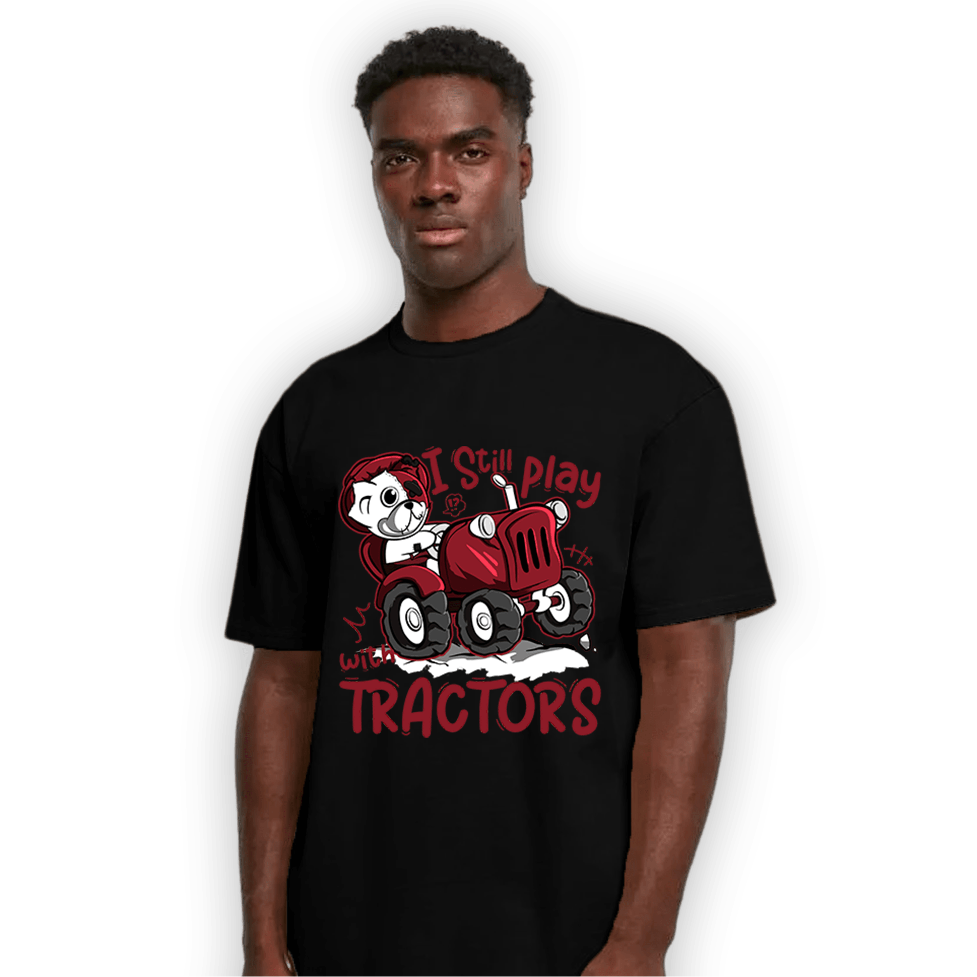 Cherry 12s T Shirt Match Play With Tractors BER - NastyJamz