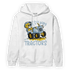 Blue Grey 13s Hoodie Match Play With Tractors BER - NastyJamz