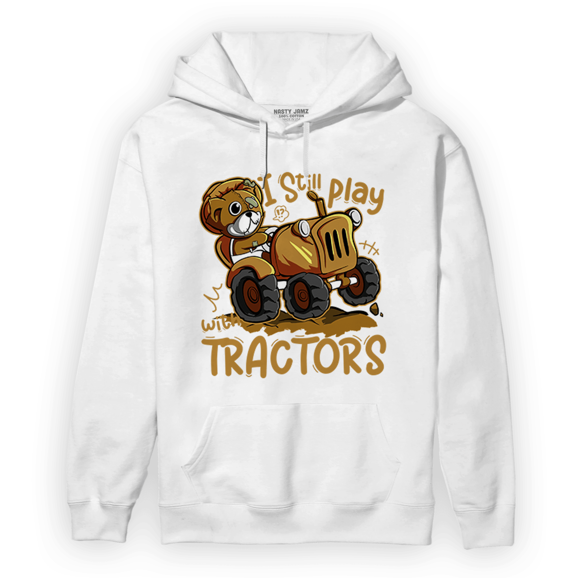 Wheat 13s Hoodie Match Play With Tractors BER - NastyJamz