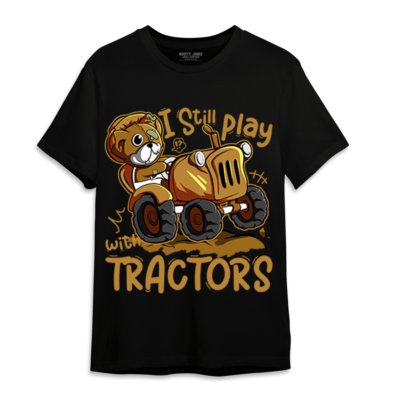 Wheat 13s T Shirt Match Play With Tractors BER - NastyJamz