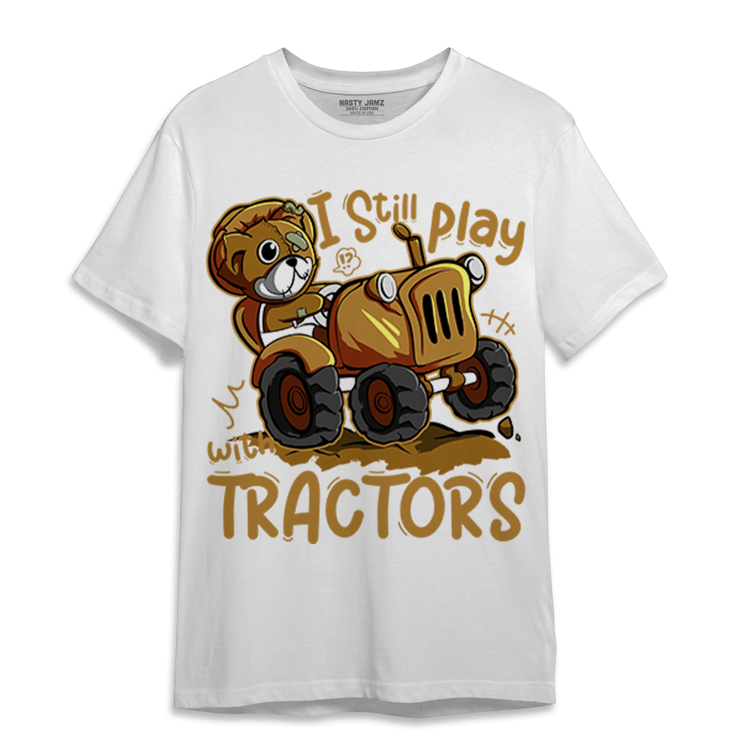 Wheat 13s T Shirt Match Play With Tractors BER - NastyJamz