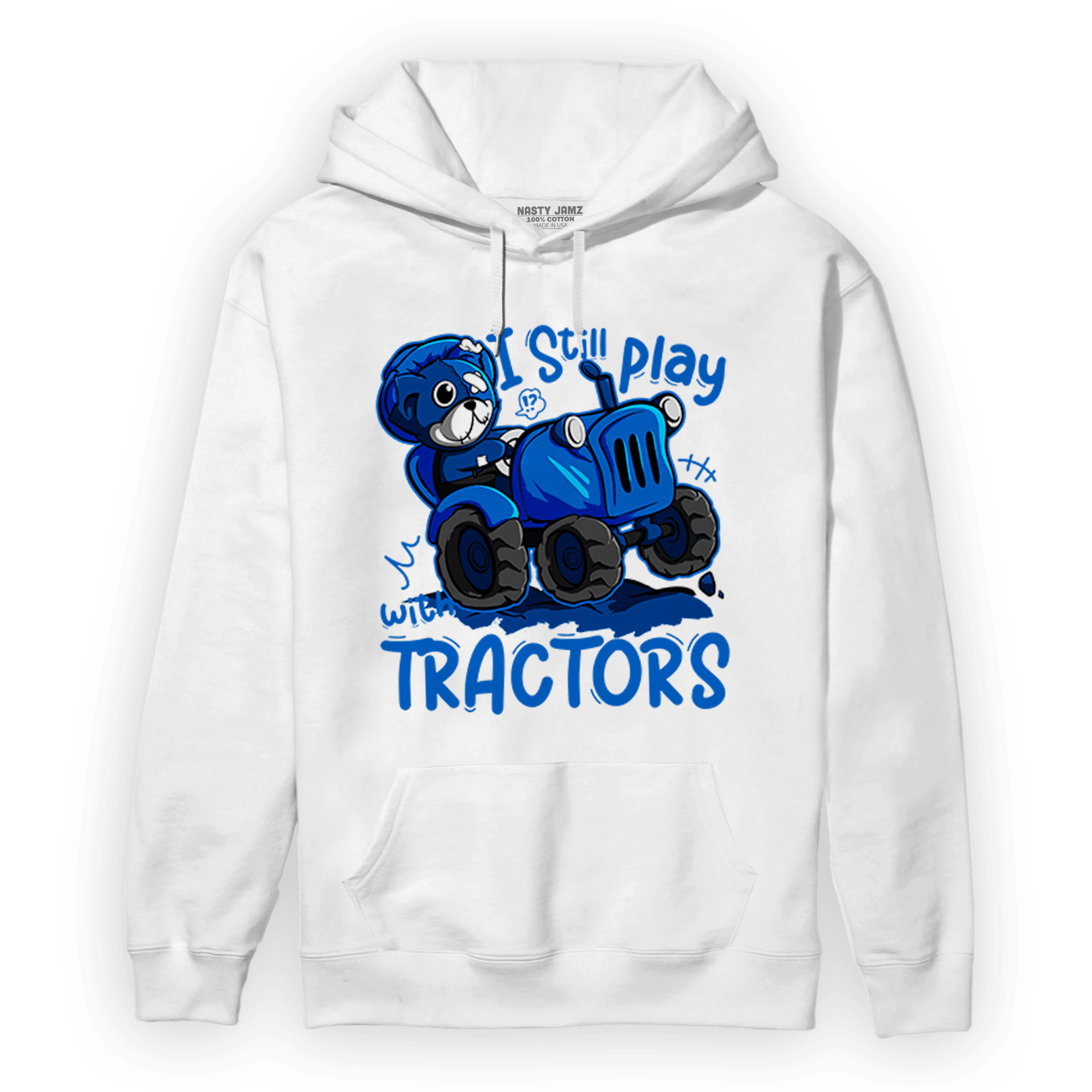 Royal Reimagined 1s Hoodie Match Play With Tractors BER - NastyJamz
