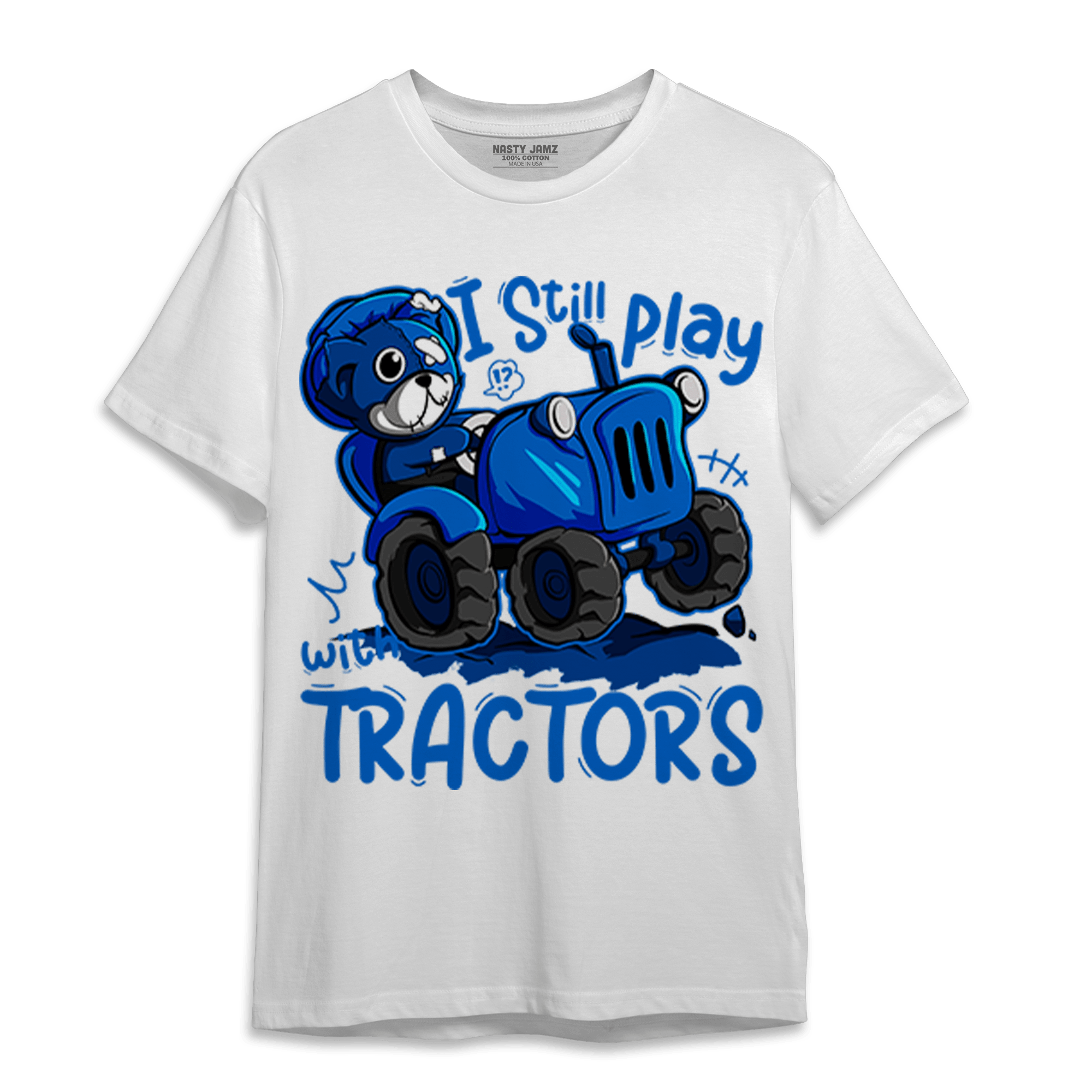 Royal Reimagined 1s T Shirt Match Play With Tractors BER - NastyJamz