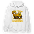Yellow Ochre 1s Hoodie Match Play With Tractors BER - NastyJamz