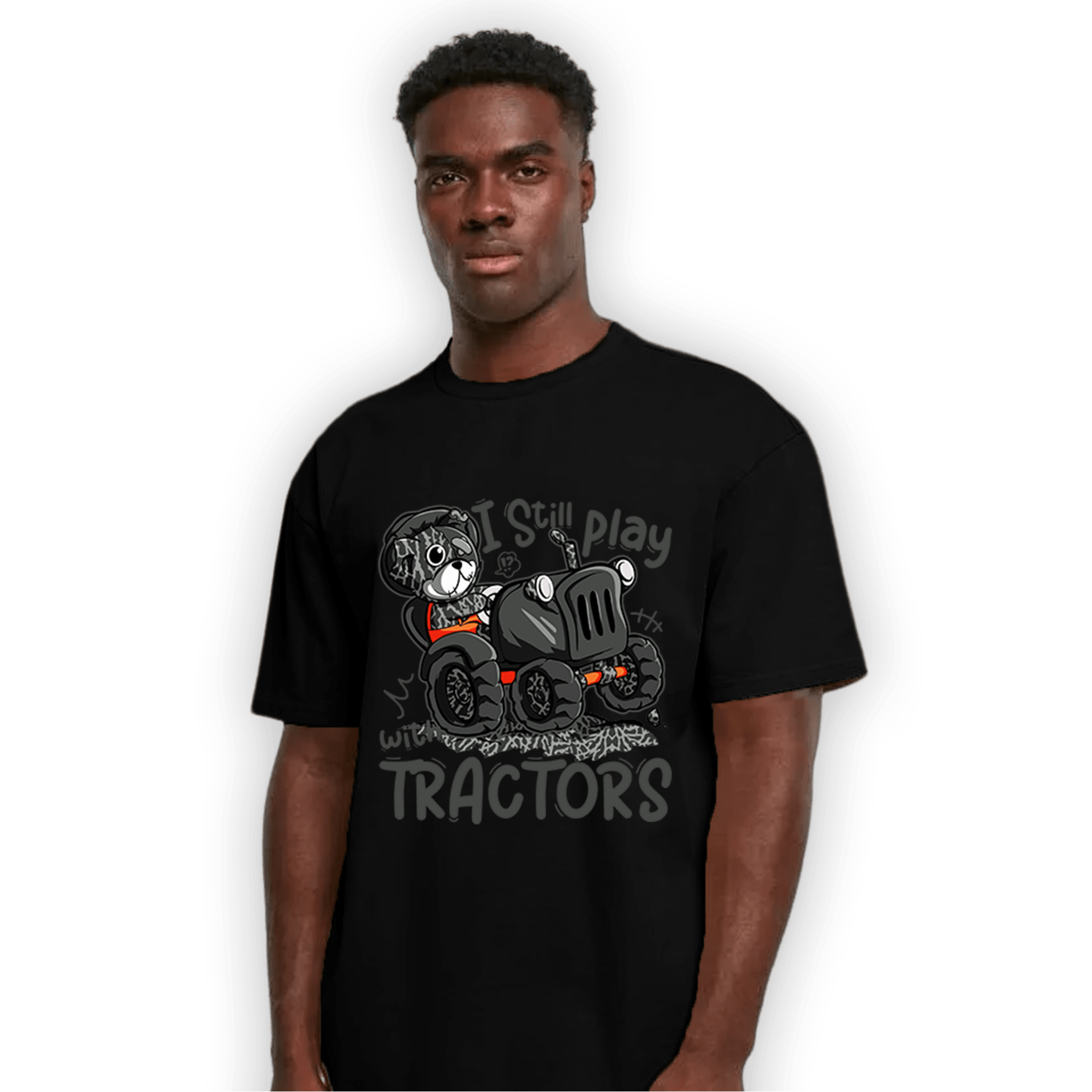 Fear Pack 3s T Shirt Match Play With Tractors BER - NastyJamz