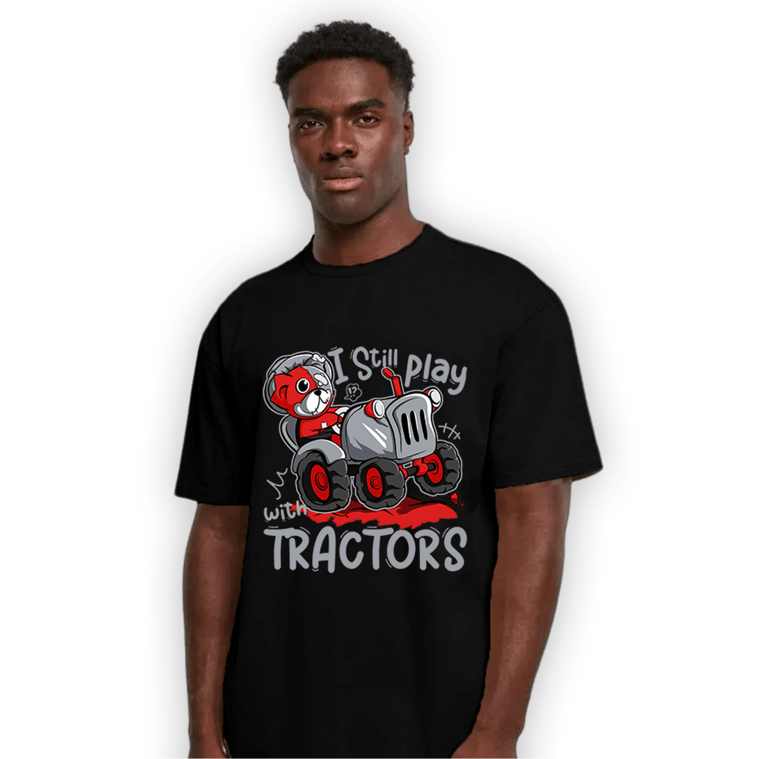 Bred Reimagined 4s T Shirt Match Play With Tractors BER - NastyJamz