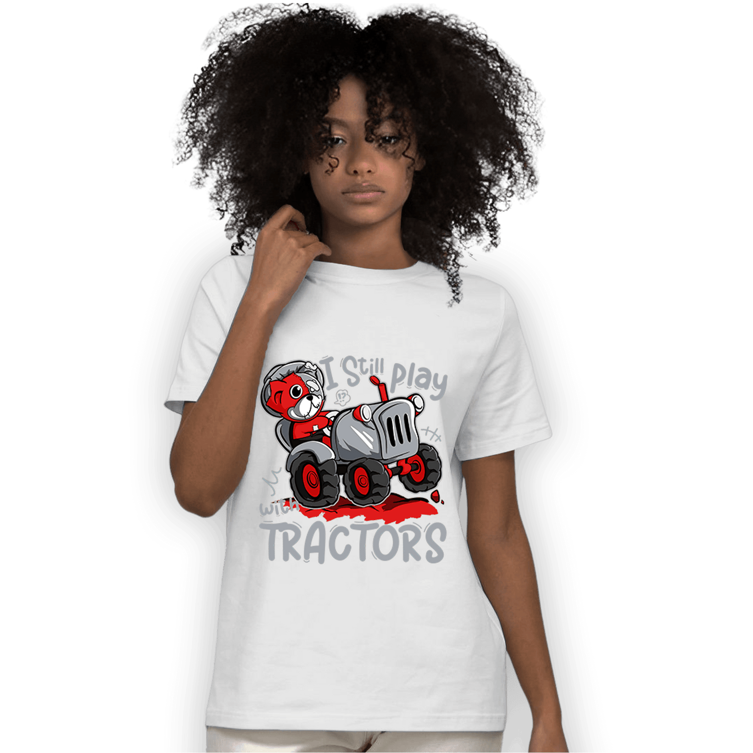 Bred Reimagined 4s T Shirt Match Play With Tractors BER - NastyJamz
