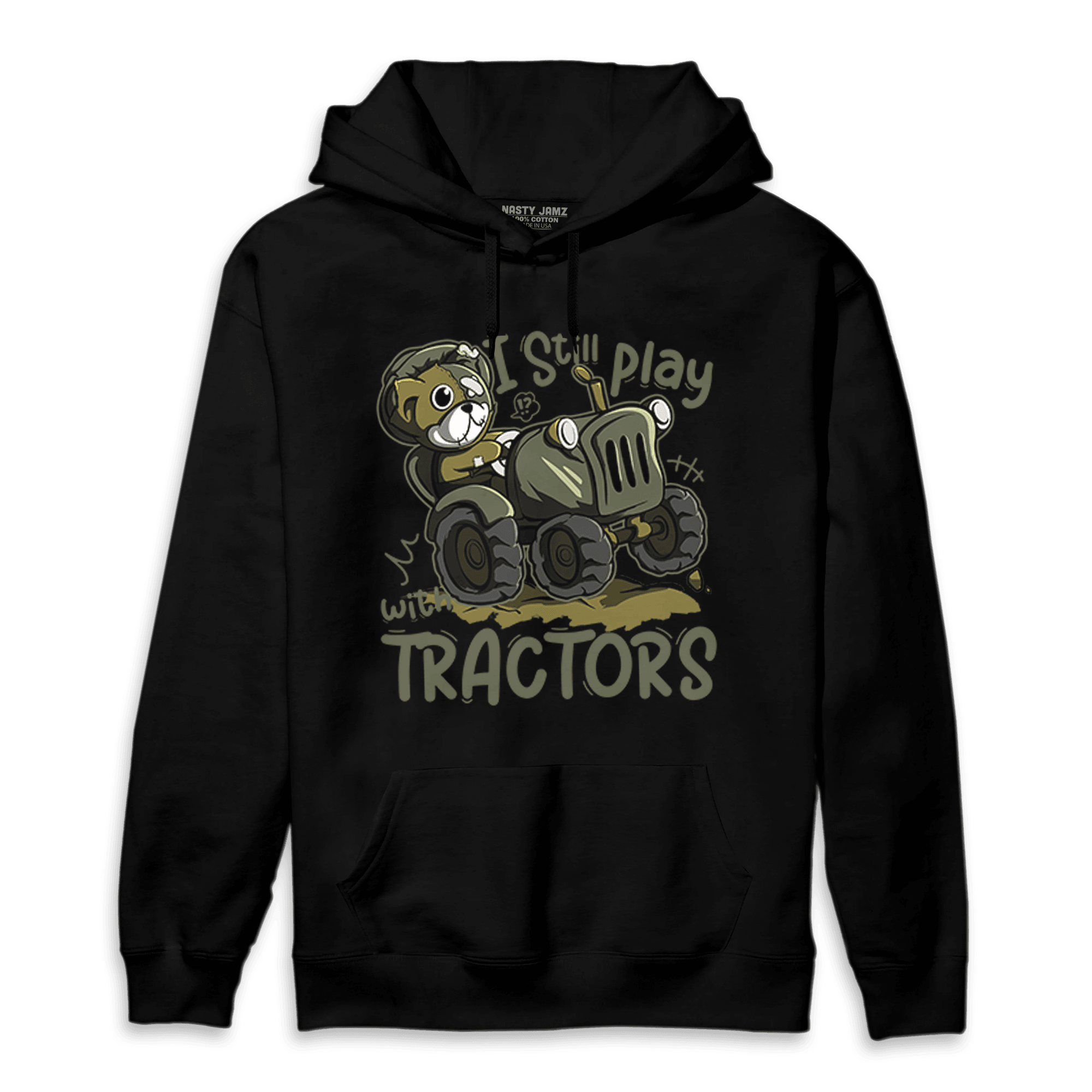 SE Craft Medium Olive 4s Hoodie Match Play With Tractors BER - NastyJamz