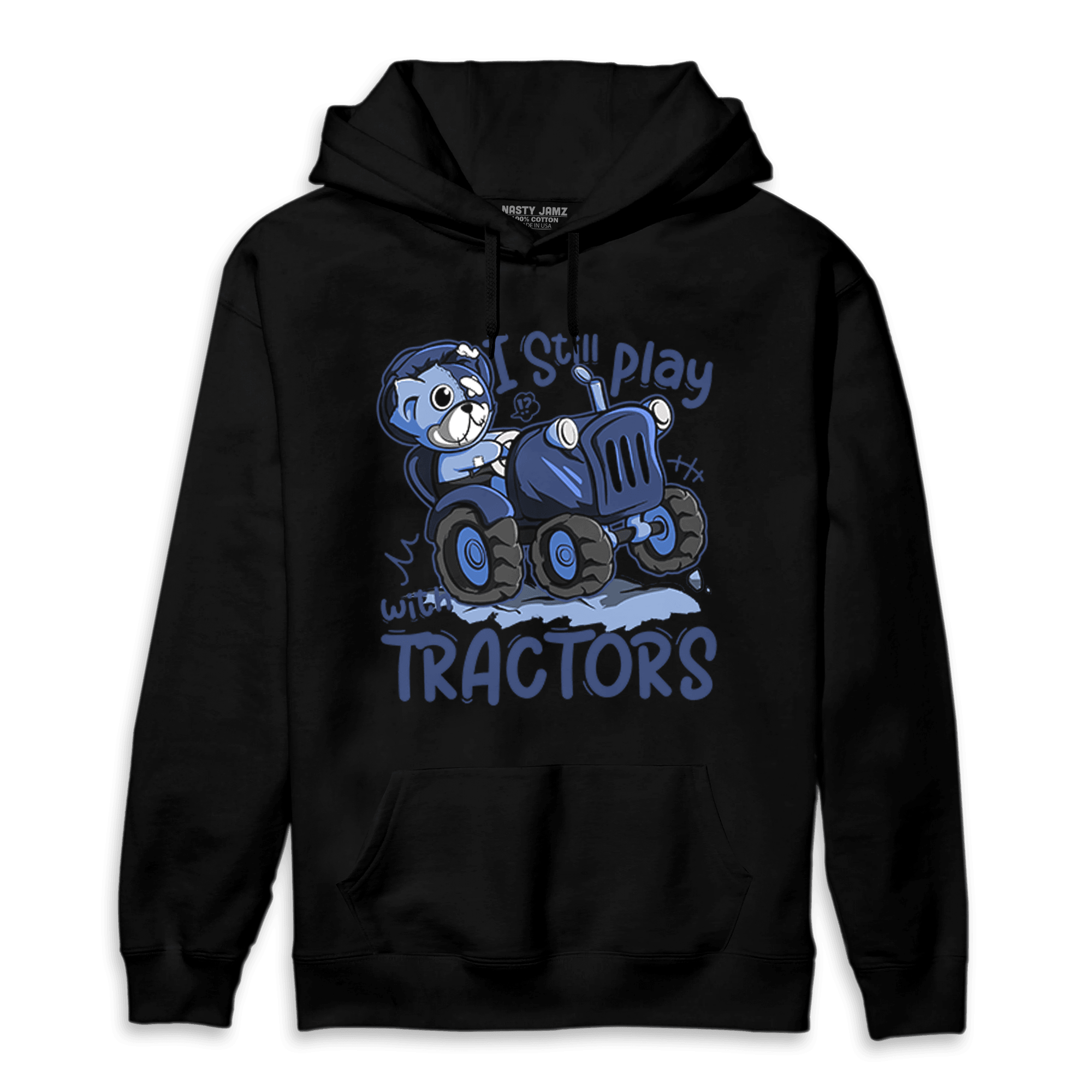 Midnight Navy 5s Hoodie Match Play With Tractors BER - NastyJamz