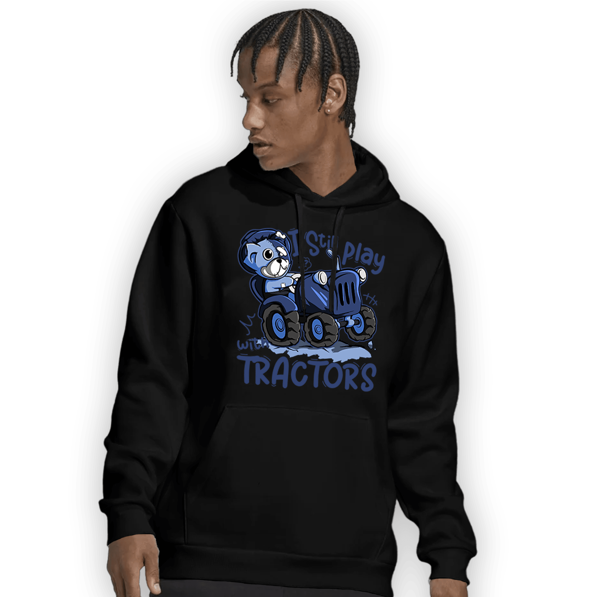 Midnight Navy 5s Hoodie Match Play With Tractors BER - NastyJamz