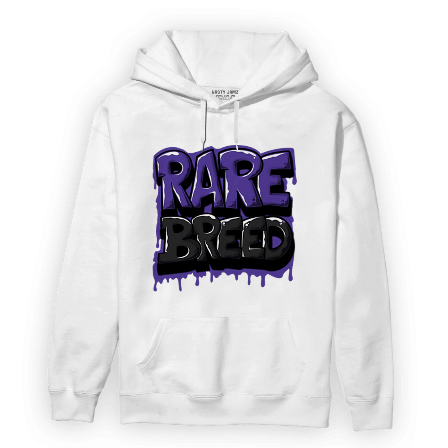 Field Purple 12s Hoodie Match Rare Breed - NastyJamz