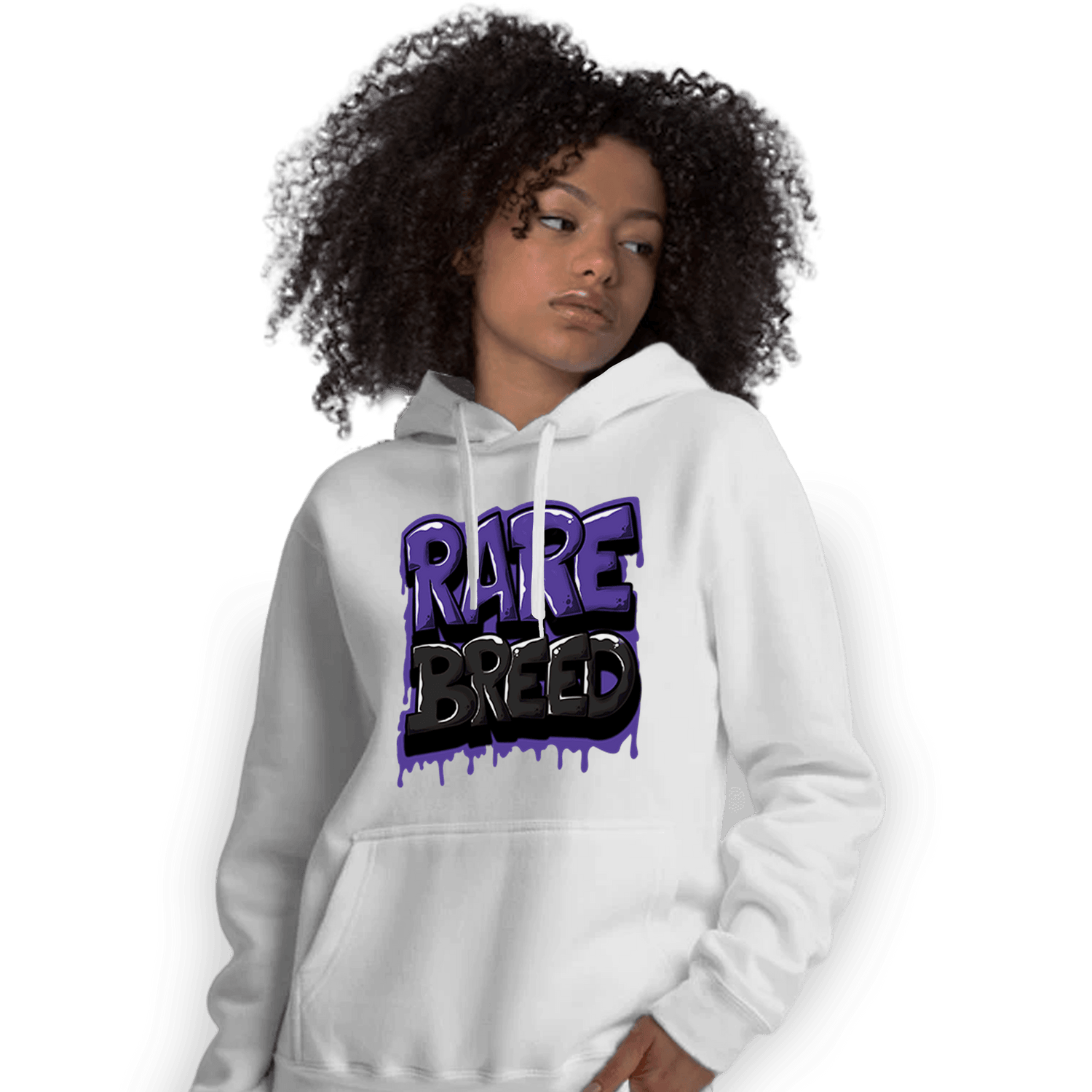 Field Purple 12s Hoodie Match Rare Breed - NastyJamz