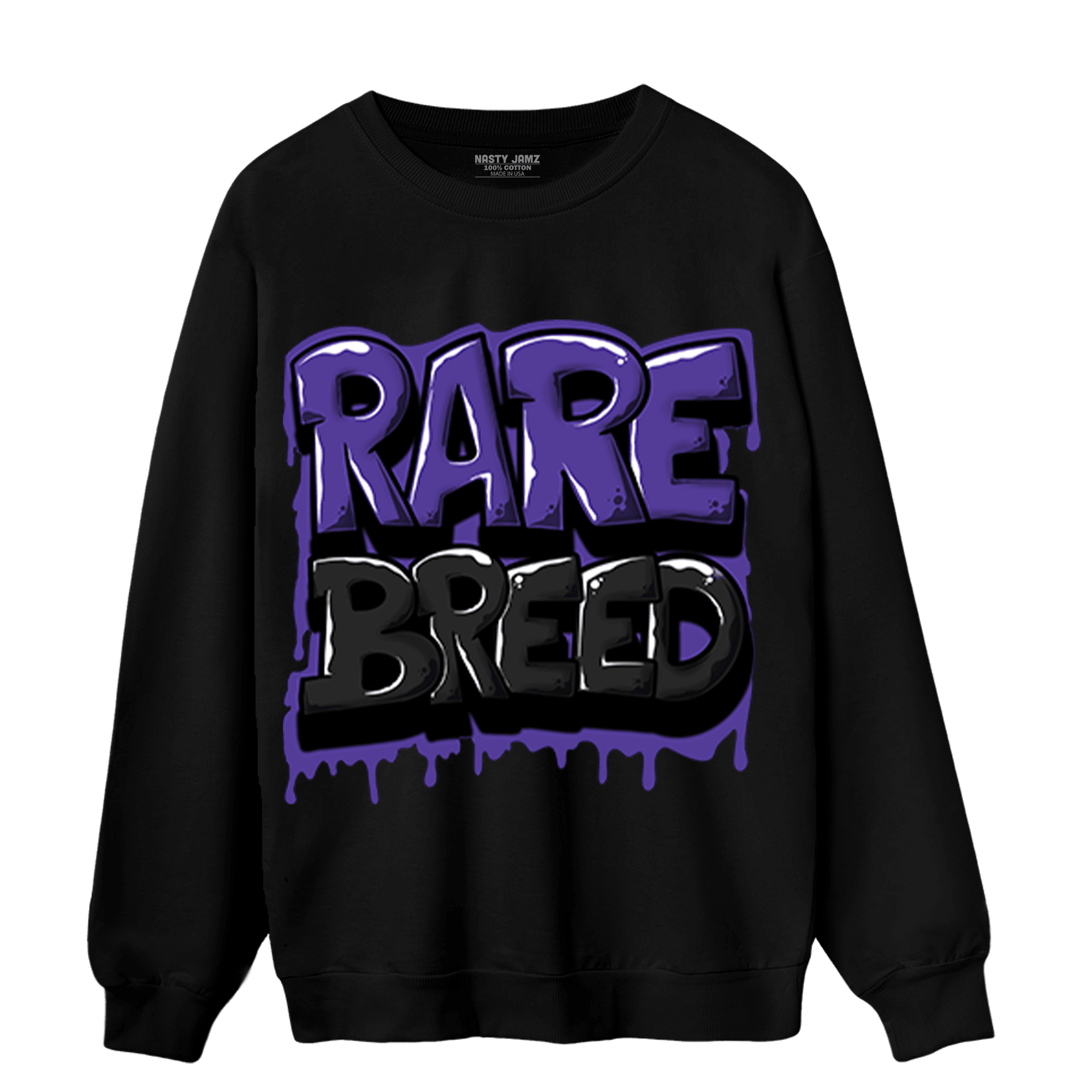Field Purple 12s Sweatshirt Match Rare Breed - NastyJamz