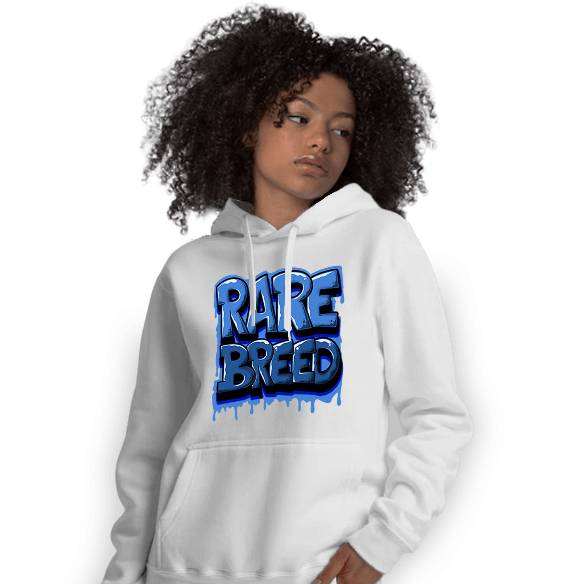 University Blue Toe 1s Hoodie Match Rare Breed - NastyJamz