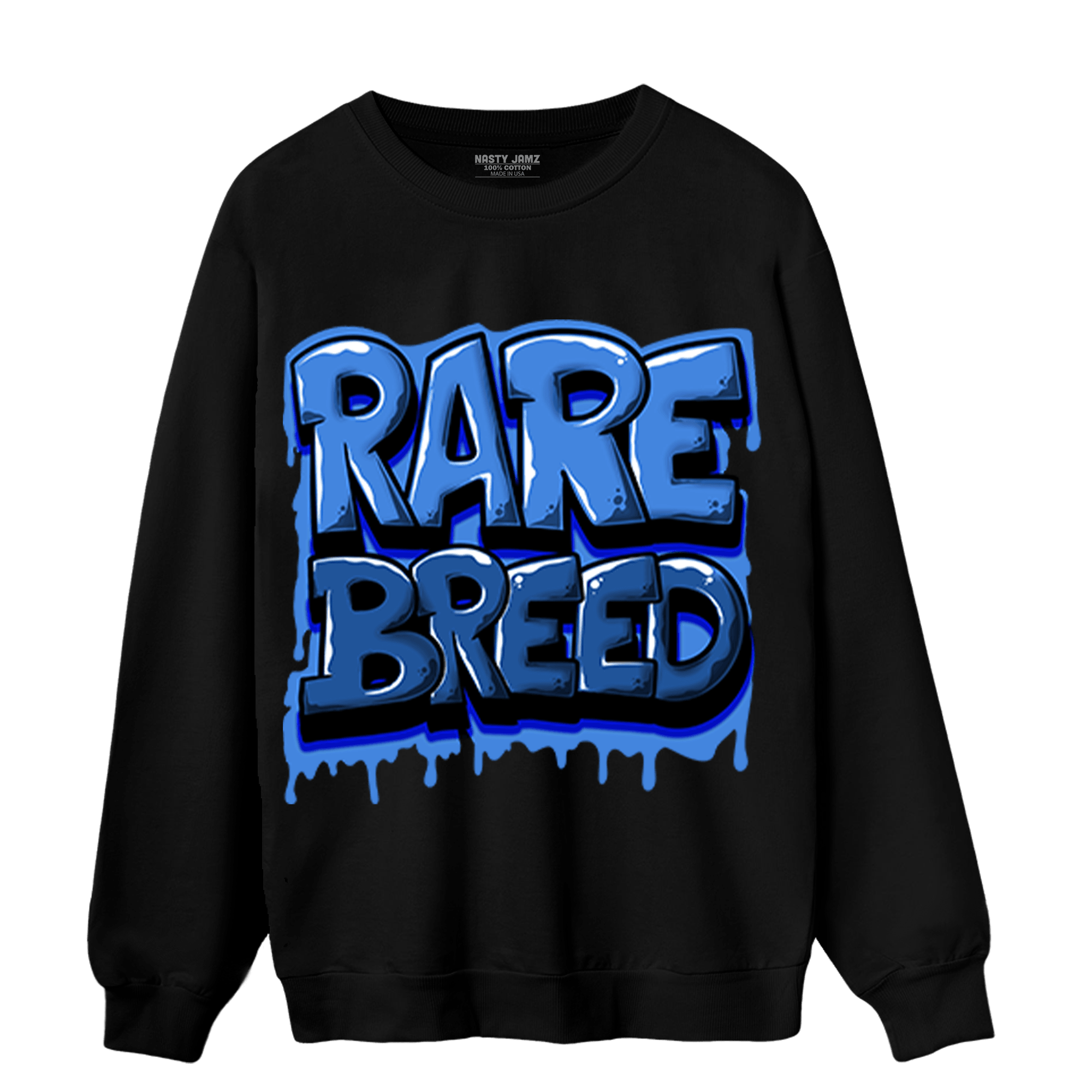 University Blue Toe 1s Sweatshirt Match Rare Breed - NastyJamz