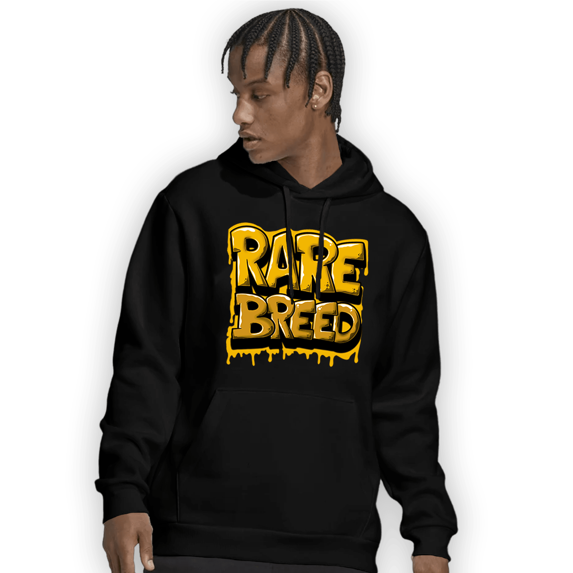 Yellow Ochre 1s Hoodie Match Rare Breed - NastyJamz